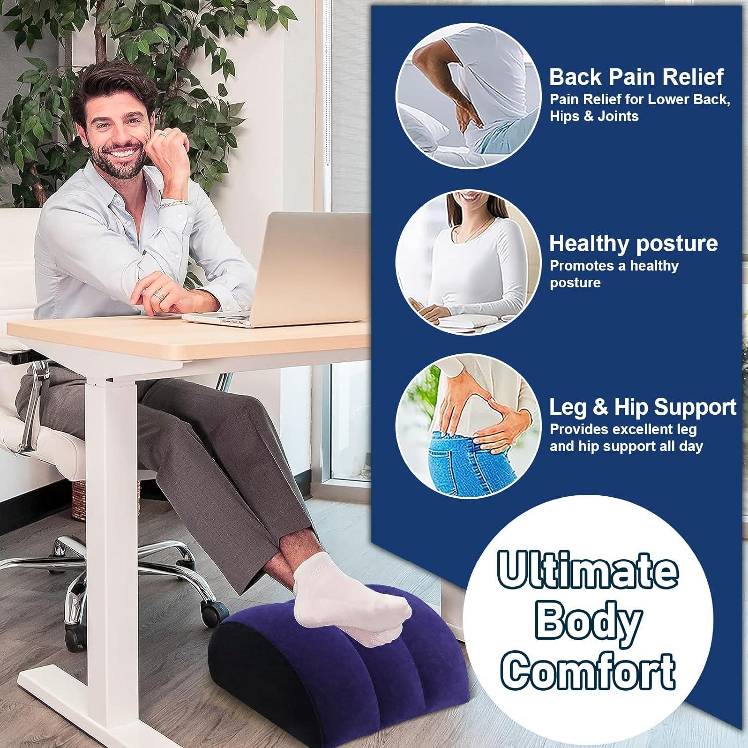 Cojín Inflable en Cuña LuxoCare para Alivio de Espalda y Reflujo