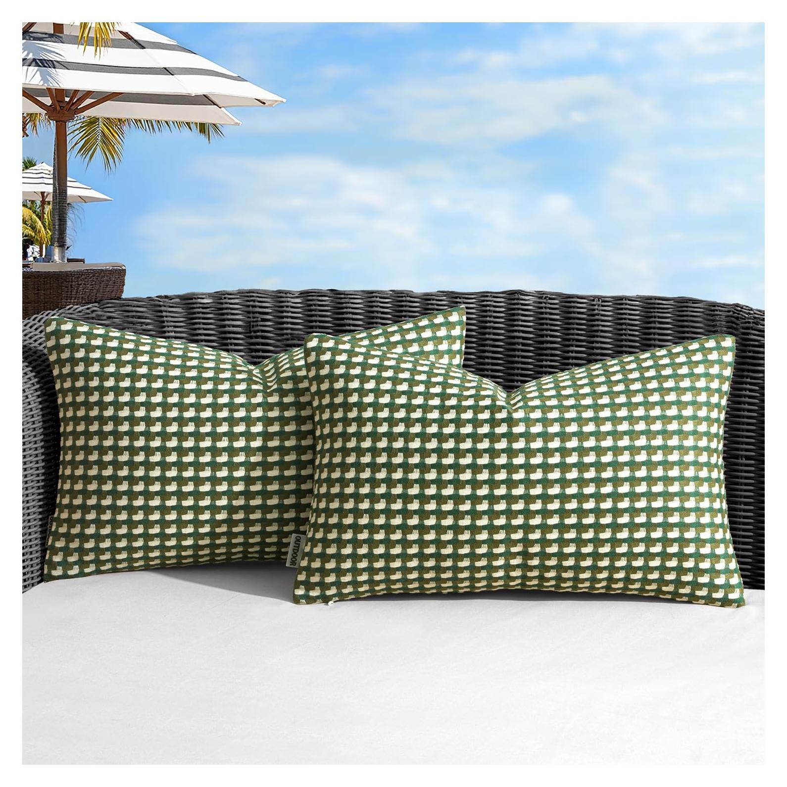 Fundas de Cojines de Exterior MIULEE 50.8x30.5 cm Impermeables