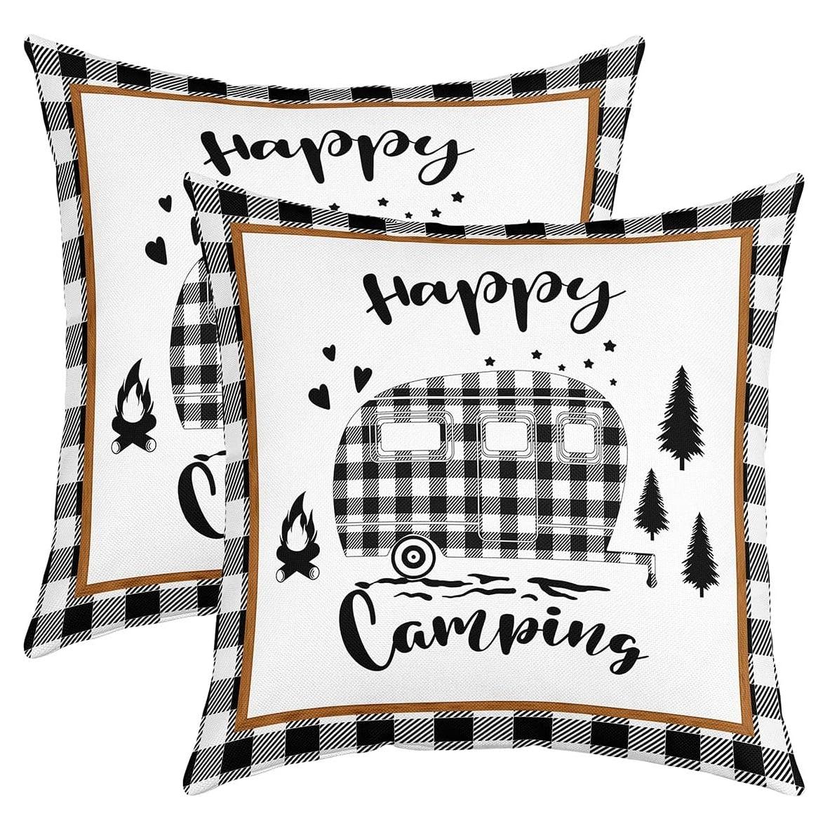 Feelyou Fundas de Cojín Cuadradas 40x40 cm Set de 2 Poliester