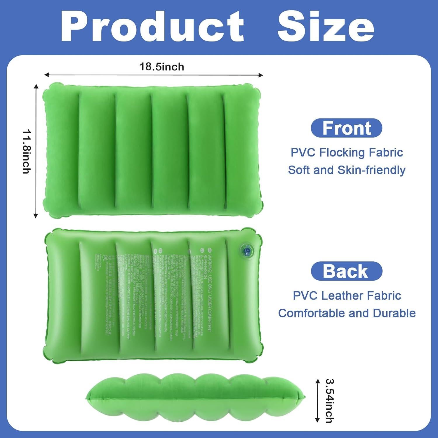 Almohadas Inflables Geelin 14 Piezas 47x30 cm Camping Viajes