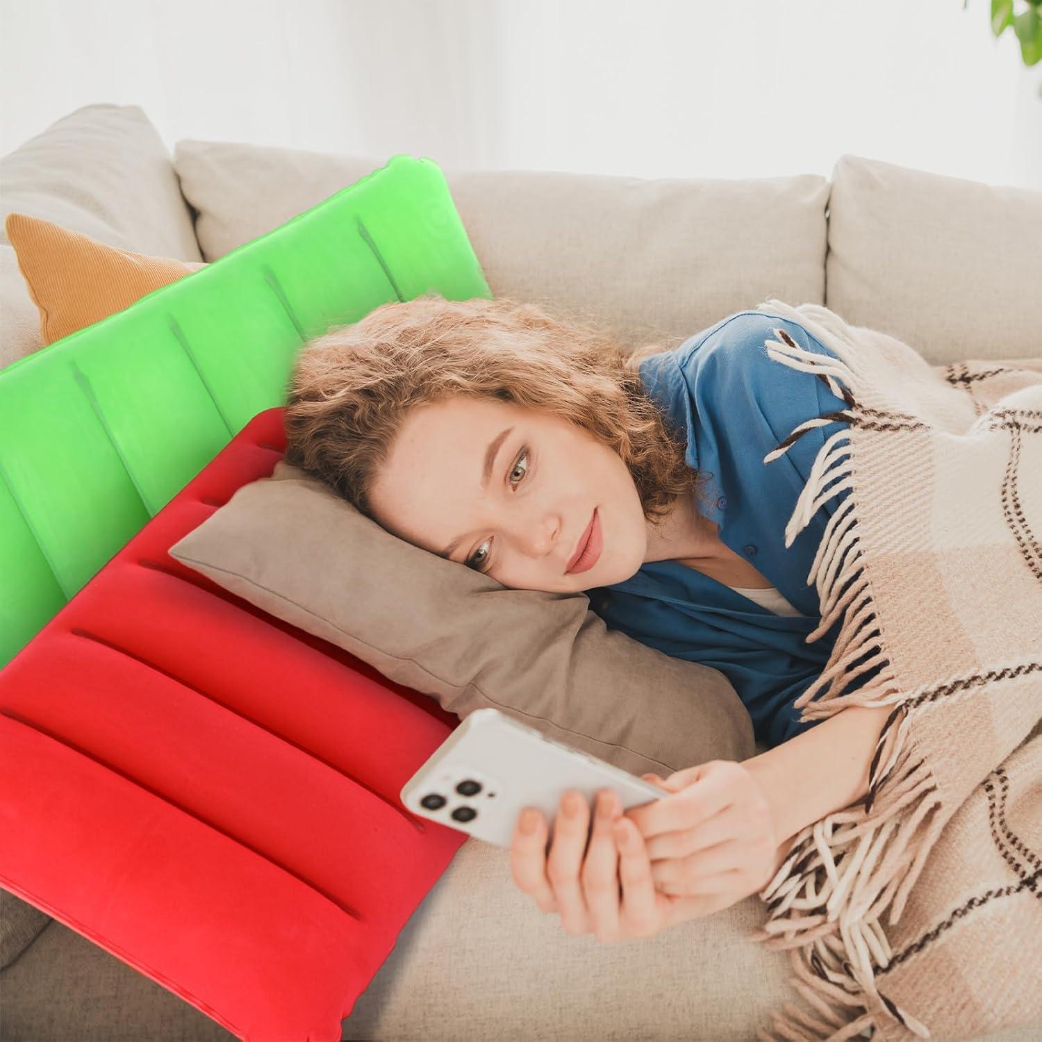 Almohadas Inflables Geelin 14 Piezas 47x30 cm Camping Viajes