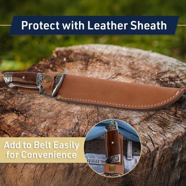 Cuchillo de Caza Kings County Tools 20.96 cm Acero Inoxidable