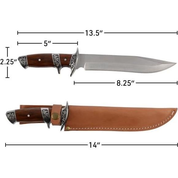 Cuchillo de Caza Kings County Tools 20.96 cm Acero Inoxidable