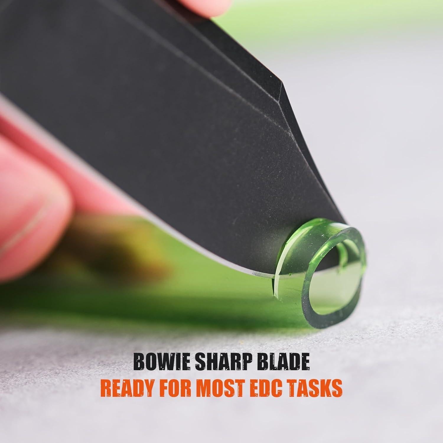 Cuchillo EDC Vosteed Raccoon Bowie 8.26 cm Acero 14C28N