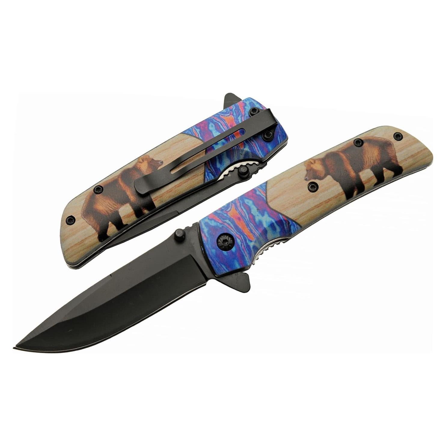 Cuchillo Plegable EDC Szco Supplies 20 cm Acero Inoxidable