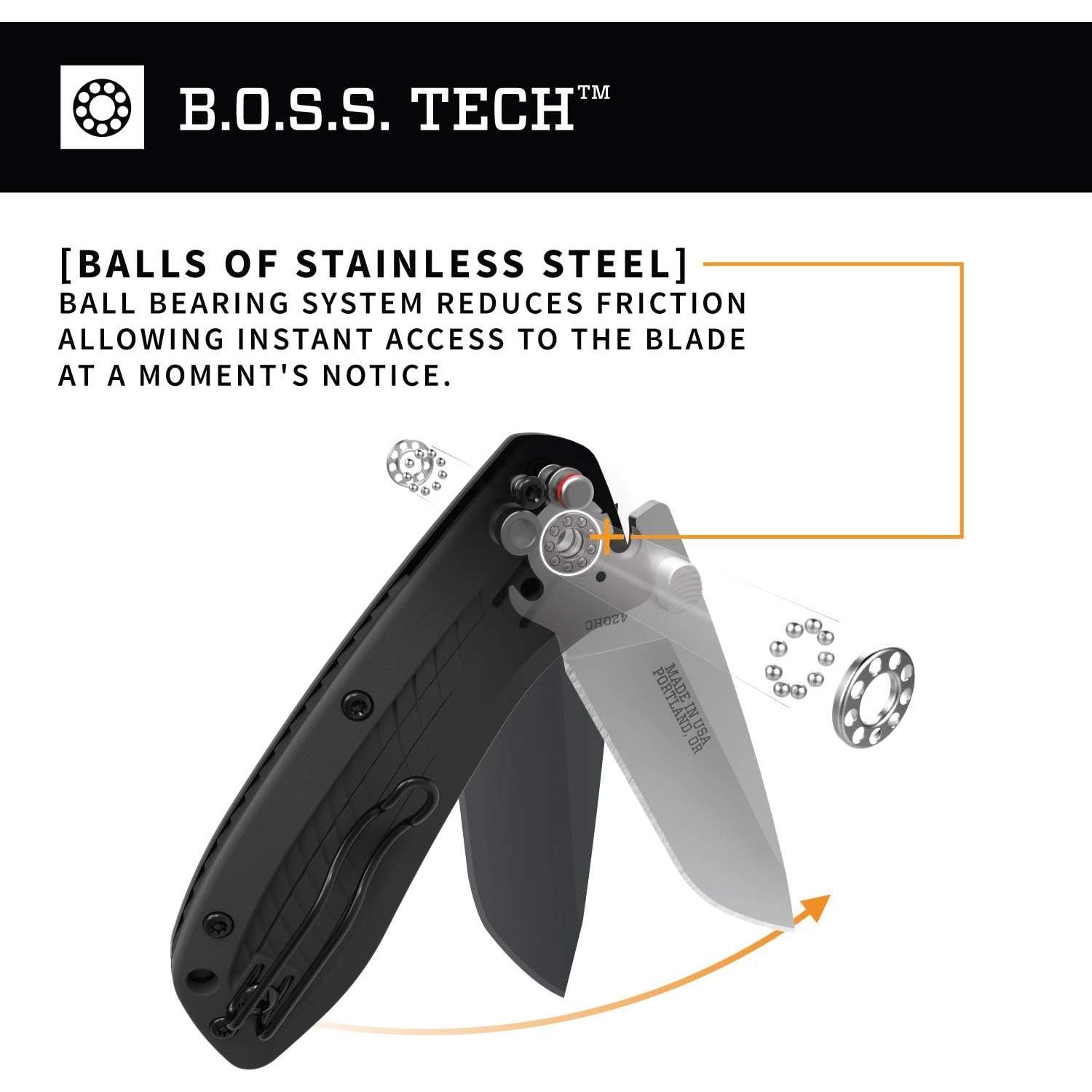 Cuchillo Plegable Gerber US-Assist 3" Acero 420HC Verde