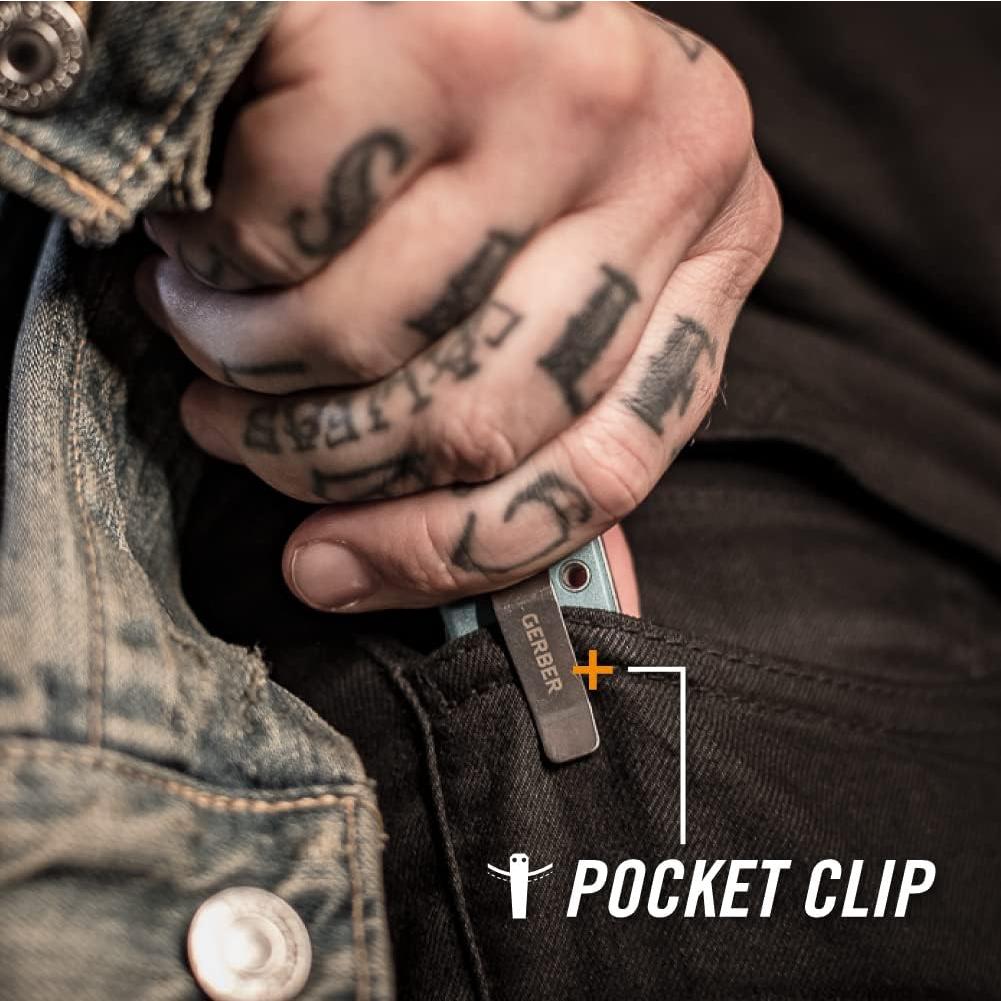 Cuchillo Plegable Gerber Straightlace 7.4 cm Verde