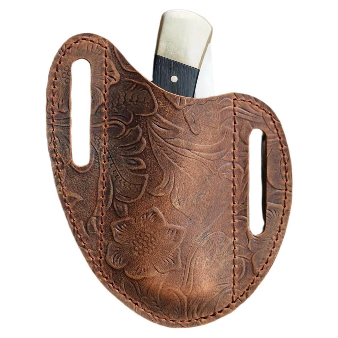 Funda de Cuchillo de Cuero JJNUSA para Cuchillos de 10-13 cm