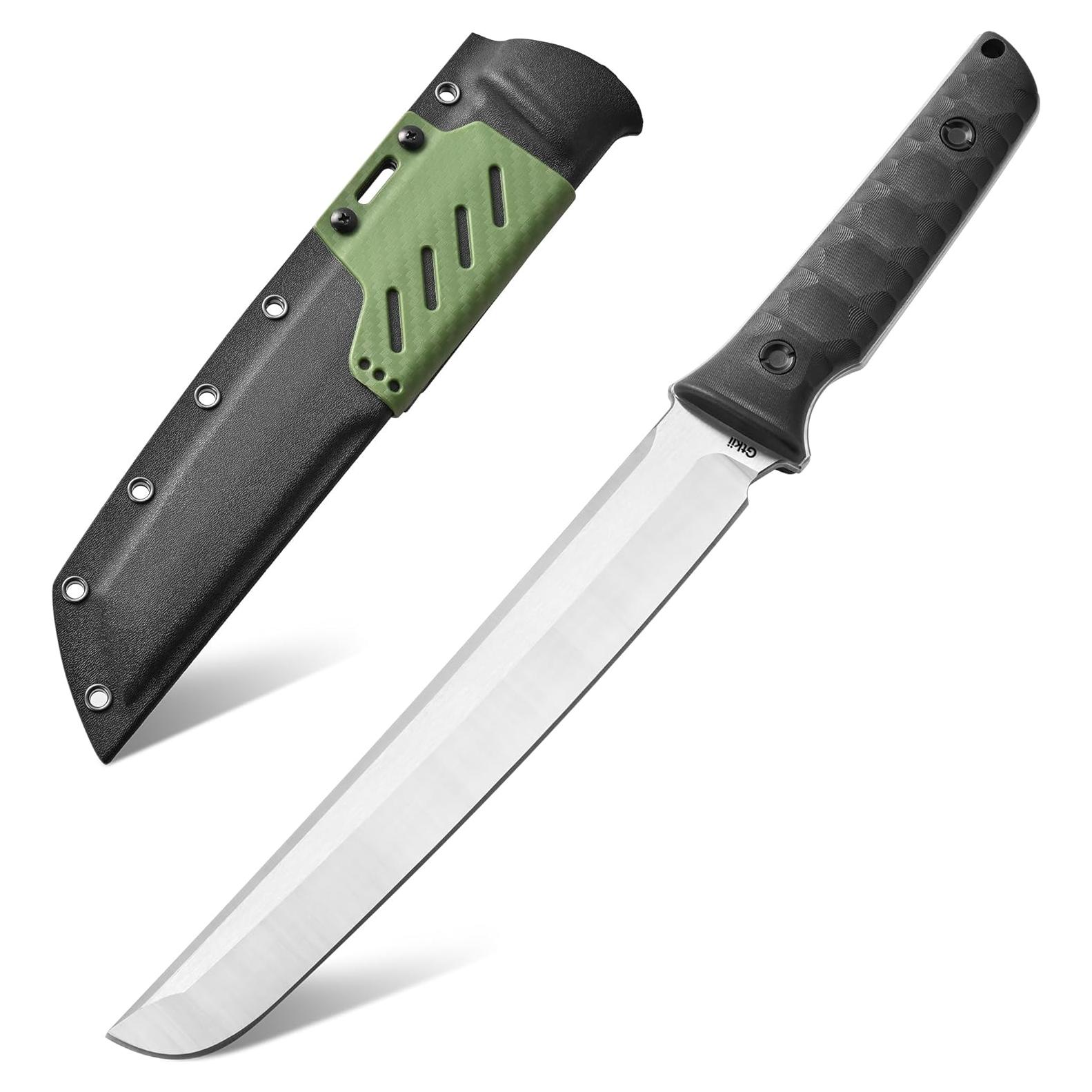 Cuchillo Fijo Gtkii GTK6 Acero AUS-10 22.5 cm Plata