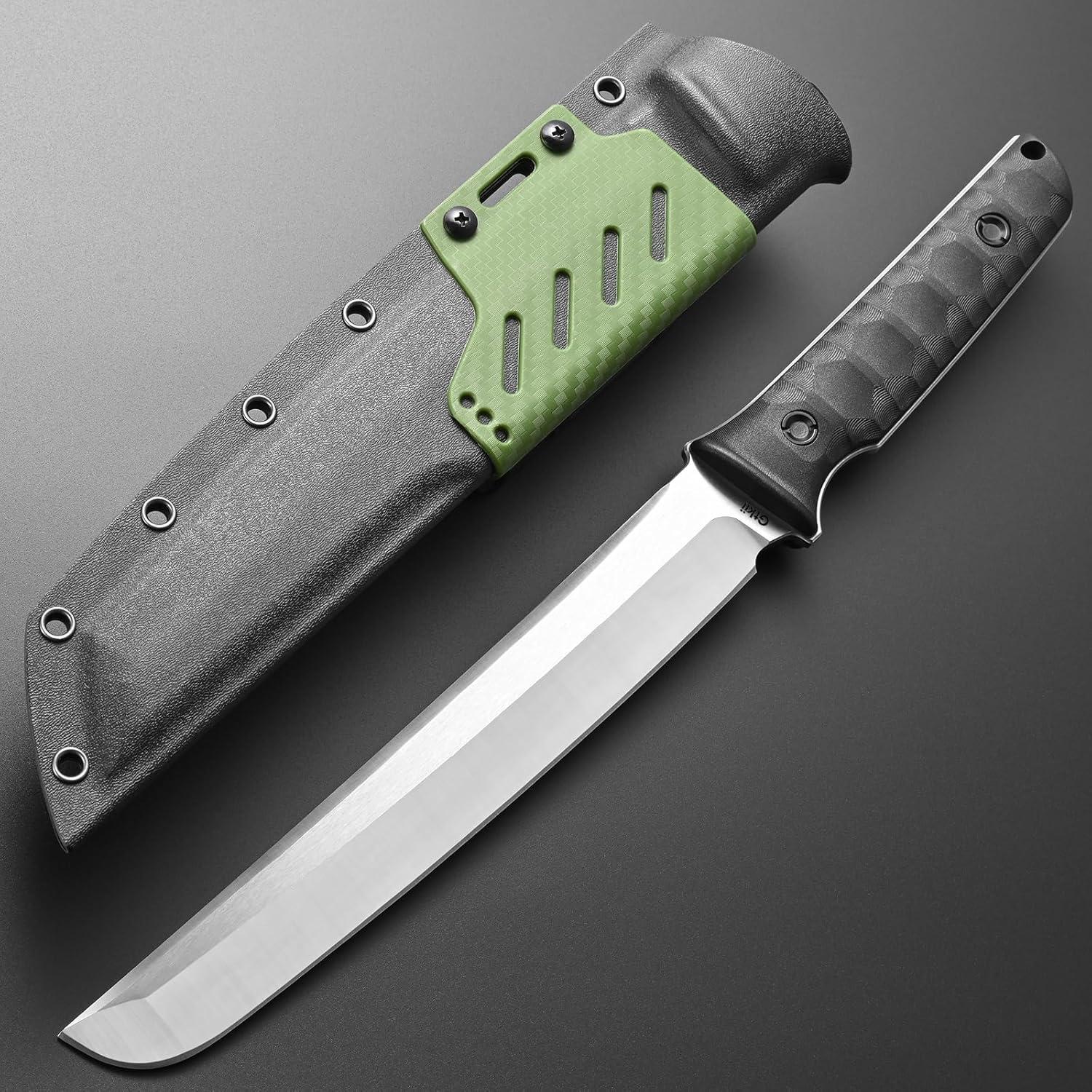 Cuchillo Fijo Gtkii GTK6 Acero AUS-10 22.5 cm Plata
