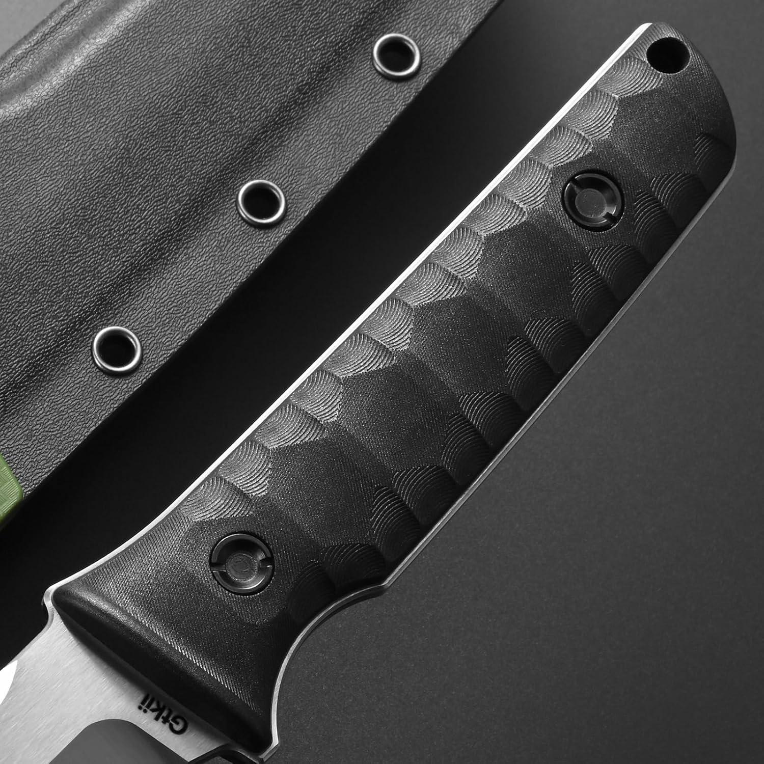 Cuchillo Fijo Gtkii GTK6 Acero AUS-10 22.5 cm Plata