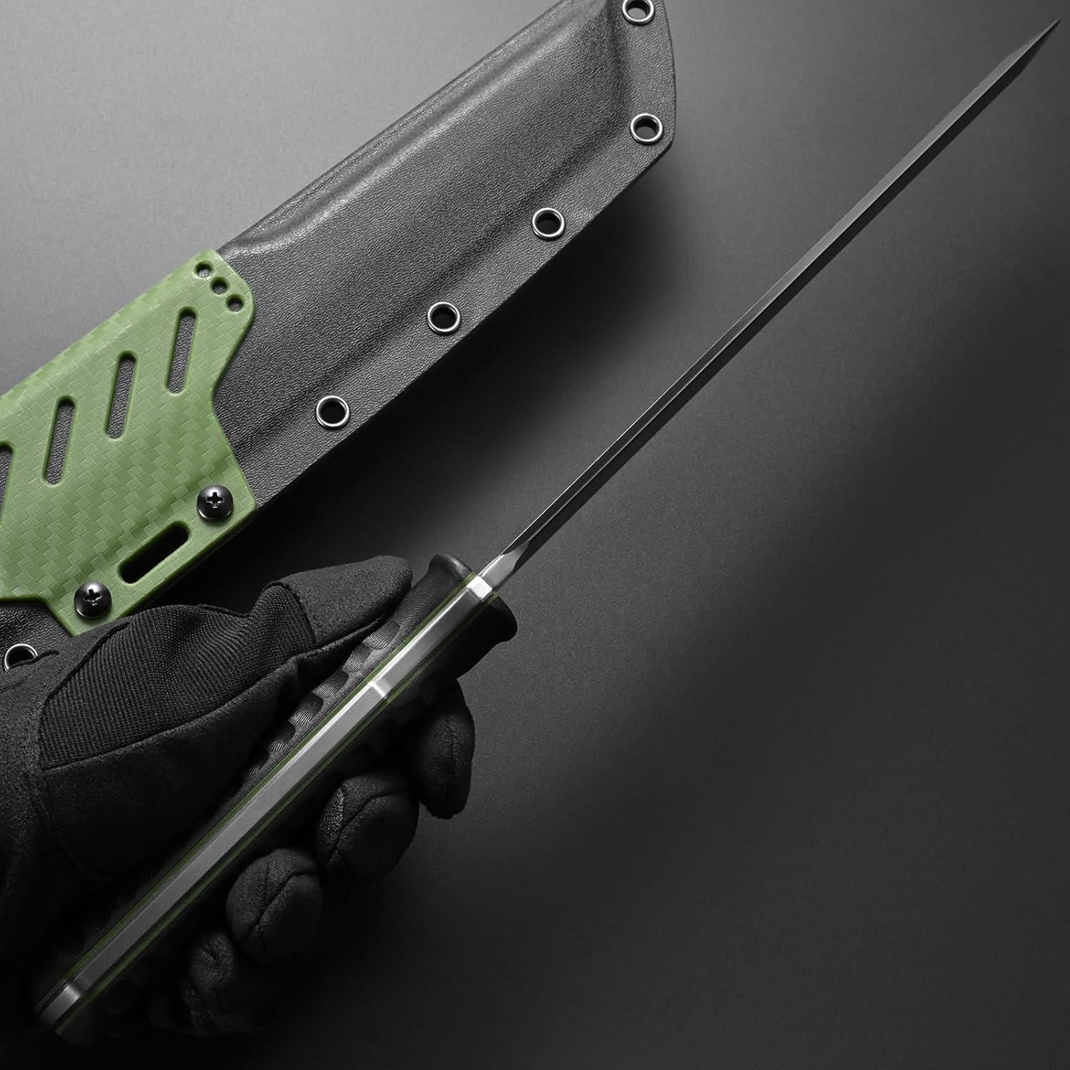 Cuchillo Fijo Gtkii GTK6 Acero AUS-10 22.5 cm Plata