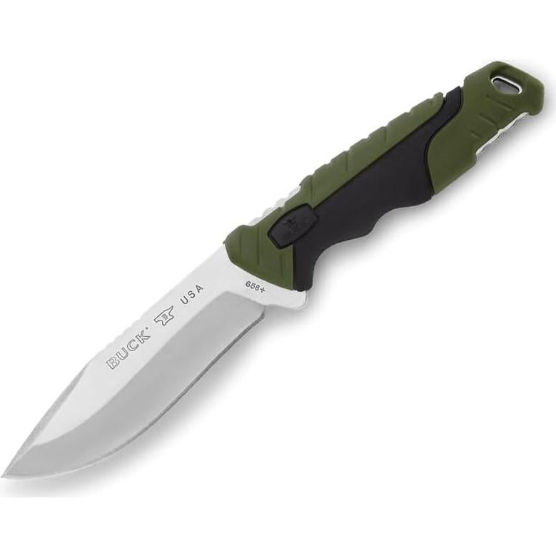 Cuchillo de Caza Buck Pursuit 9.5 cm Acero Inoxidable Verde