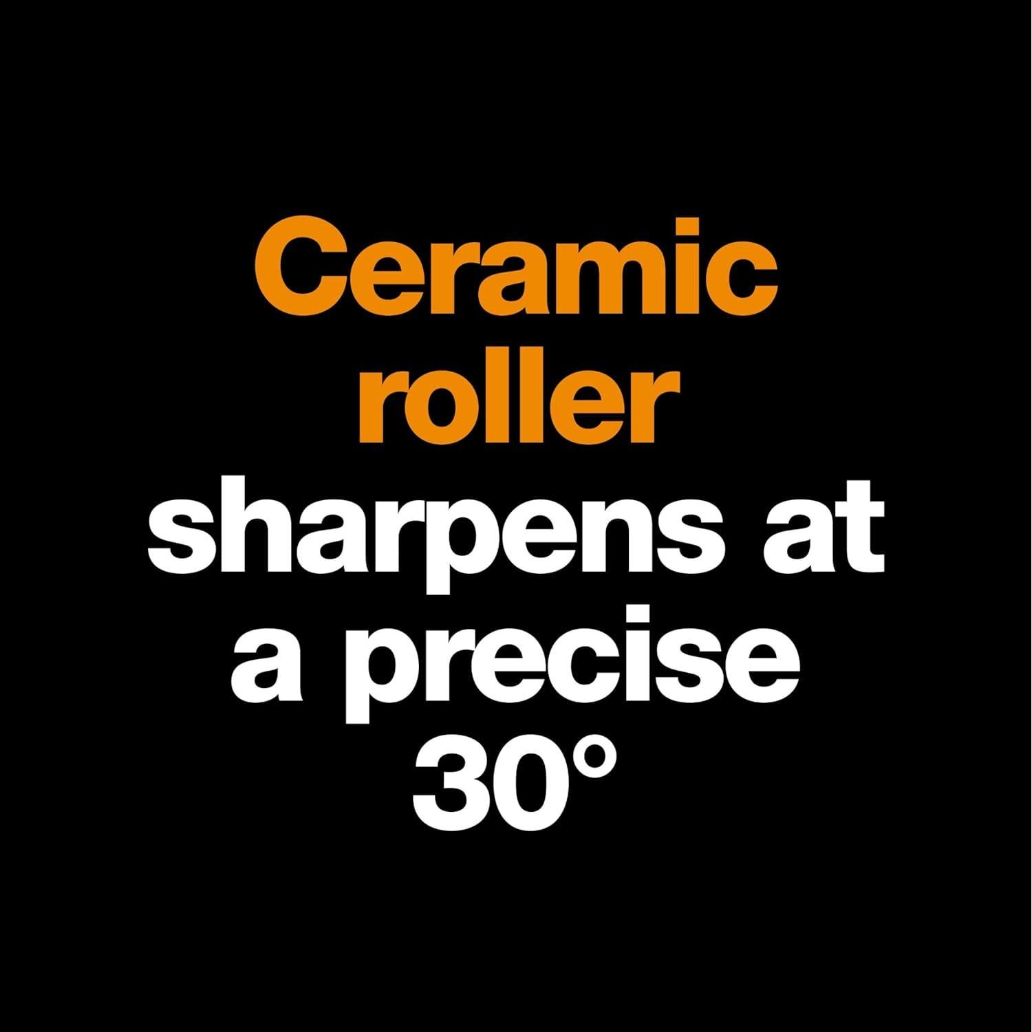 Afilador de Hachas y Cuchillos Fiskars - Cerámica - Negro