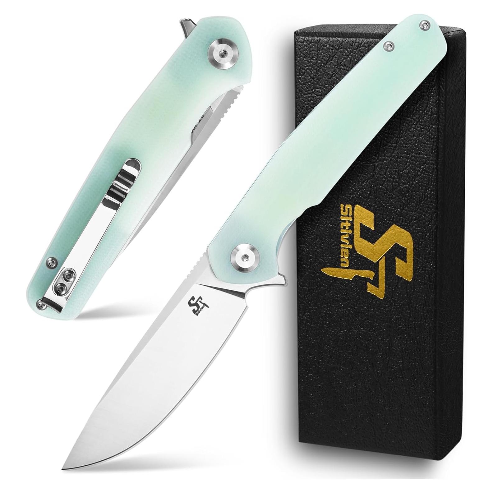 Cuchillo Plegable Sitivien ST102 Acero D2 Mango G10 20.5 cm