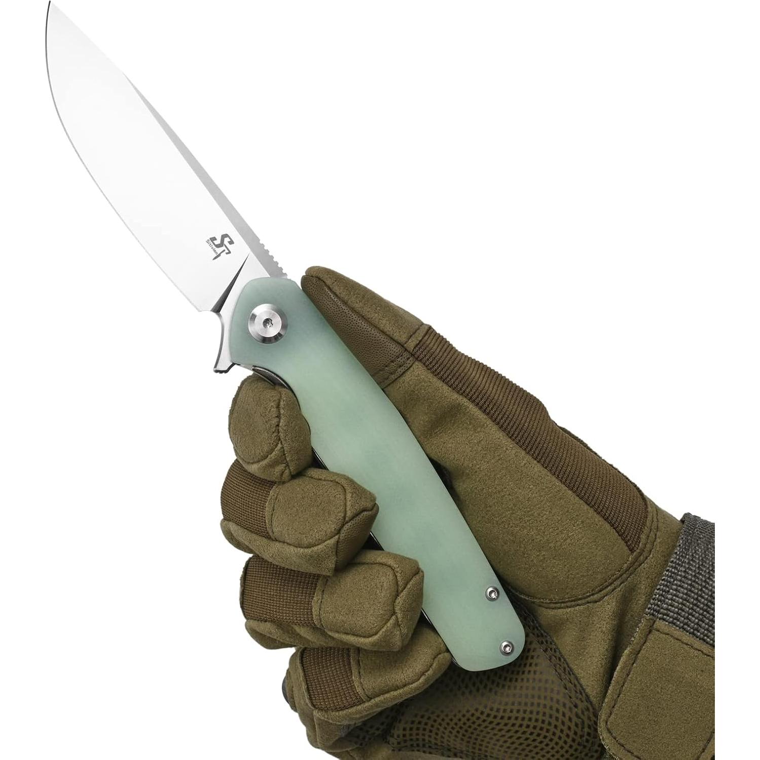 Cuchillo Plegable Sitivien ST102 Acero D2 Mango G10 20.5 cm