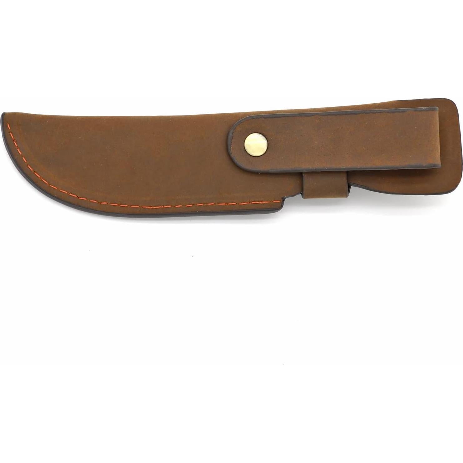 Funda de Cuchillo de Cuero Marrón TOURBON para Hoja Fija 20.32 cm