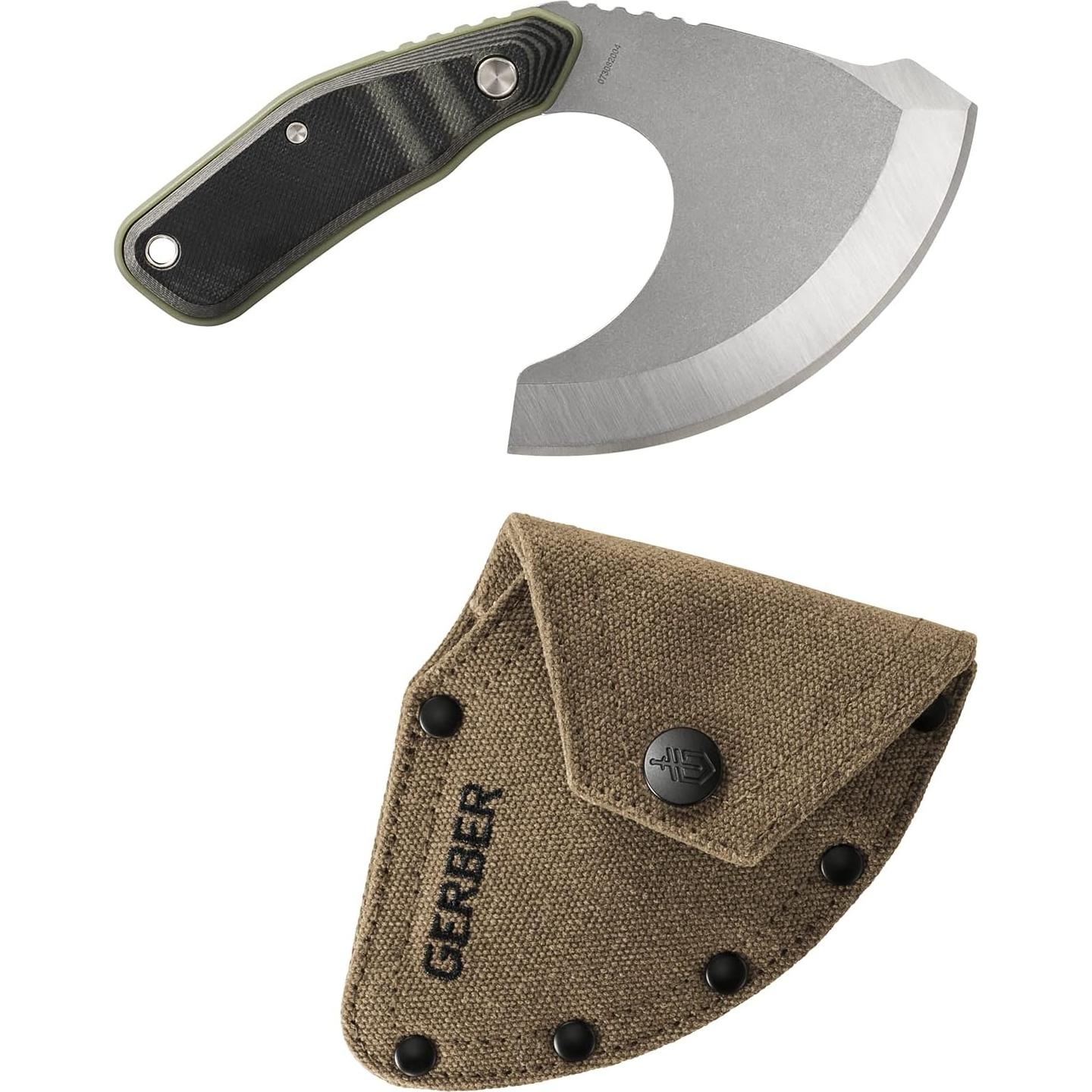 Cuchillo Ulu Gerber Gear Downwind 8.69 cm con funda negra