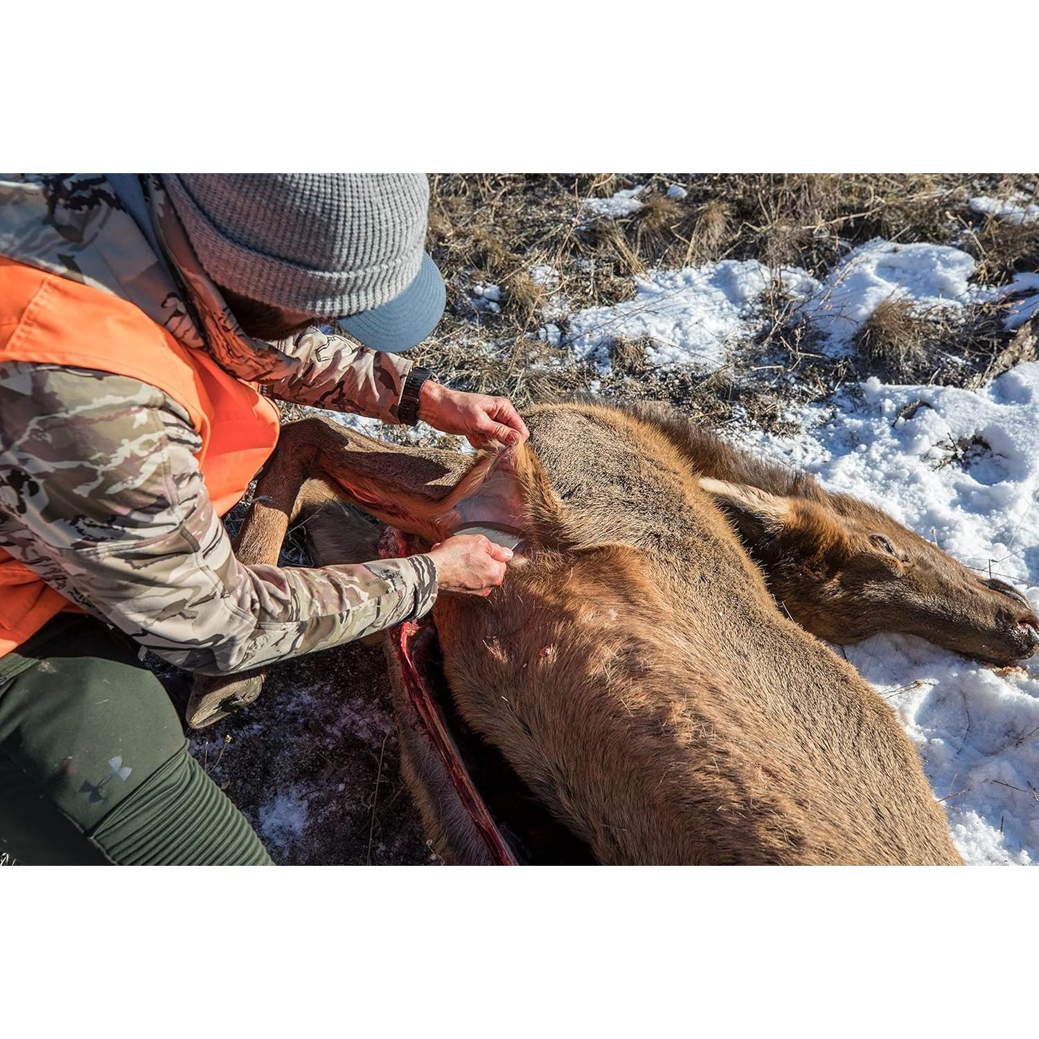 Cuchillo Ulu Gerber Gear Downwind 8.69 cm con funda negra