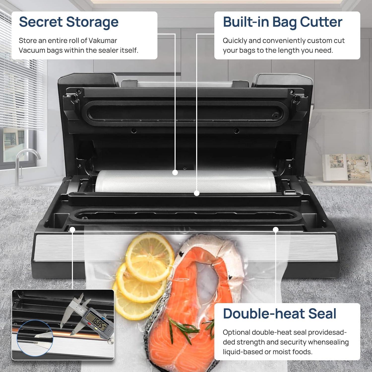 Máquina de Sellado al Vacío Vakumar VH5186 90Kpa Automática