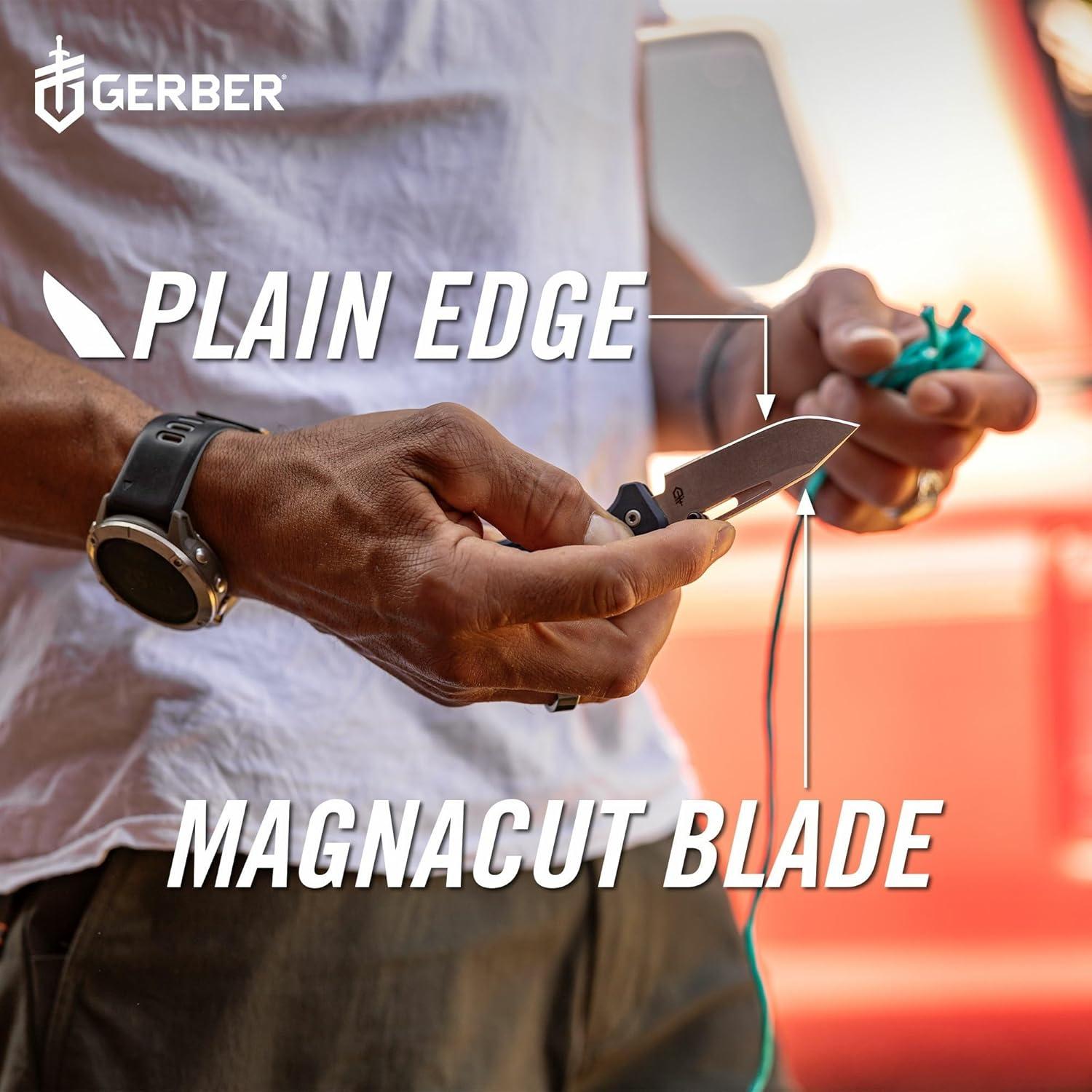 Cuchillo de bolsillo Gerber Gear Assert MagnaCut 7.62 cm Azul