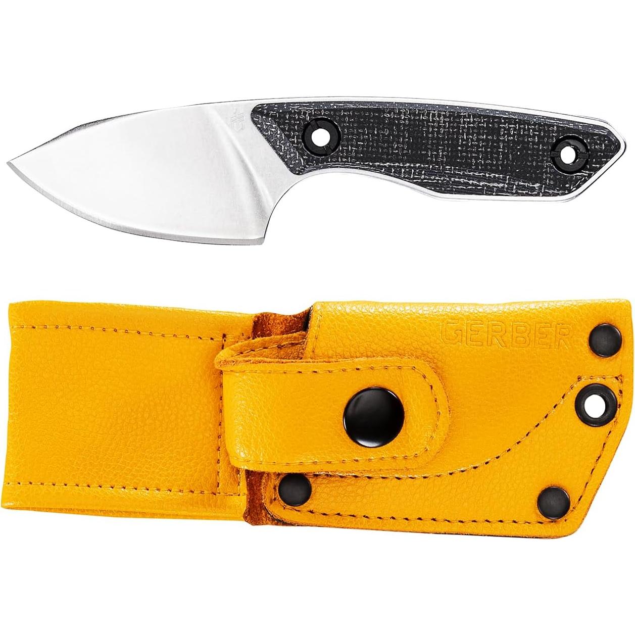 Cuchillo de bolsillo Gerber Stowe 6.35 cm hoja fija Micarta