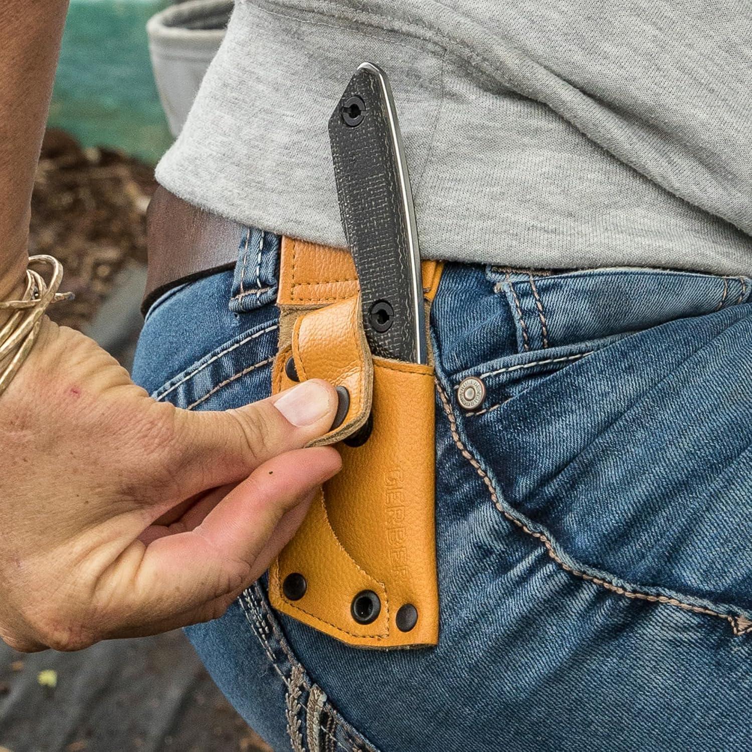 Cuchillo de bolsillo Gerber Stowe 6.35 cm hoja fija Micarta
