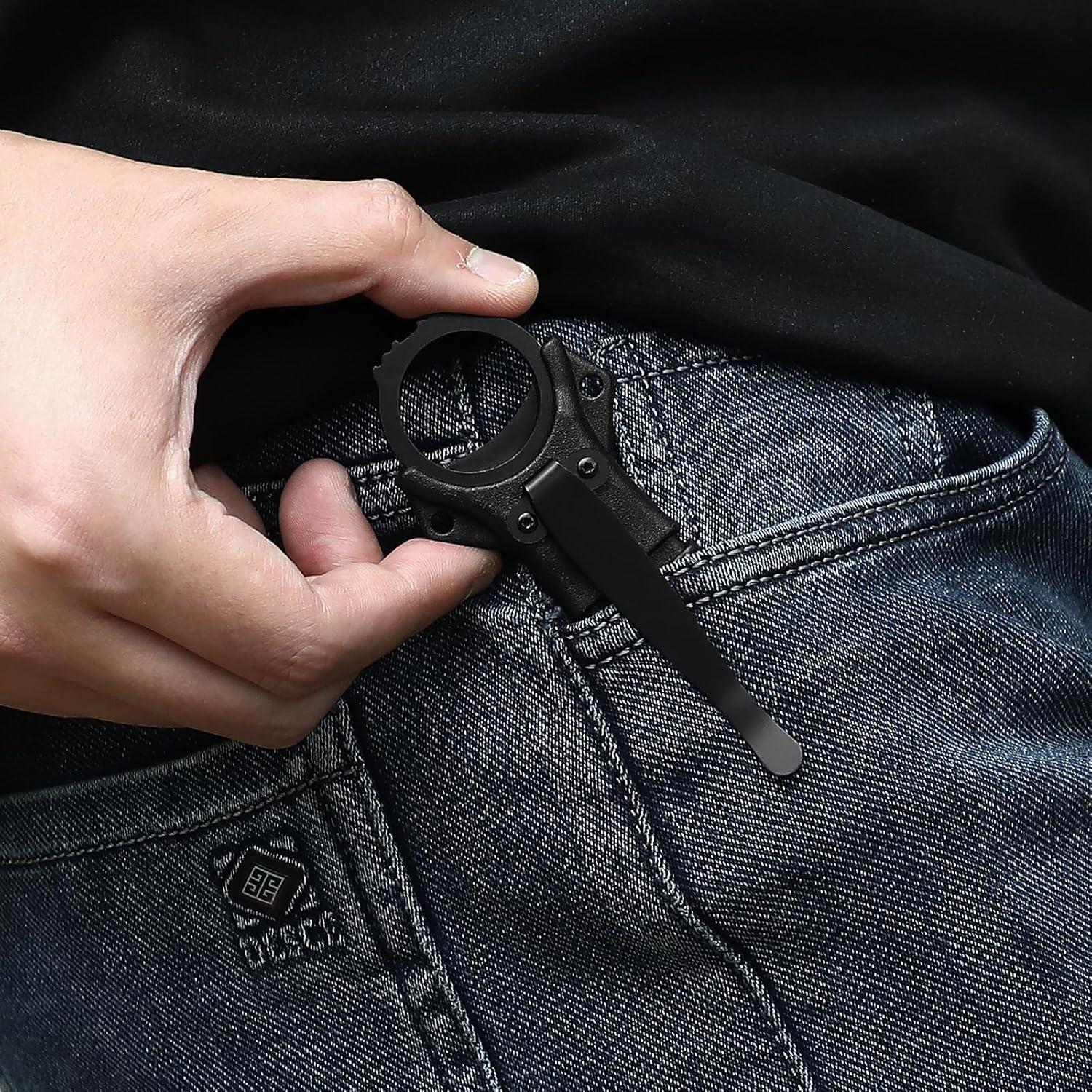 Cuchillo de Hoja Fija KUQIME DC01 con Funda Kydex 168mm