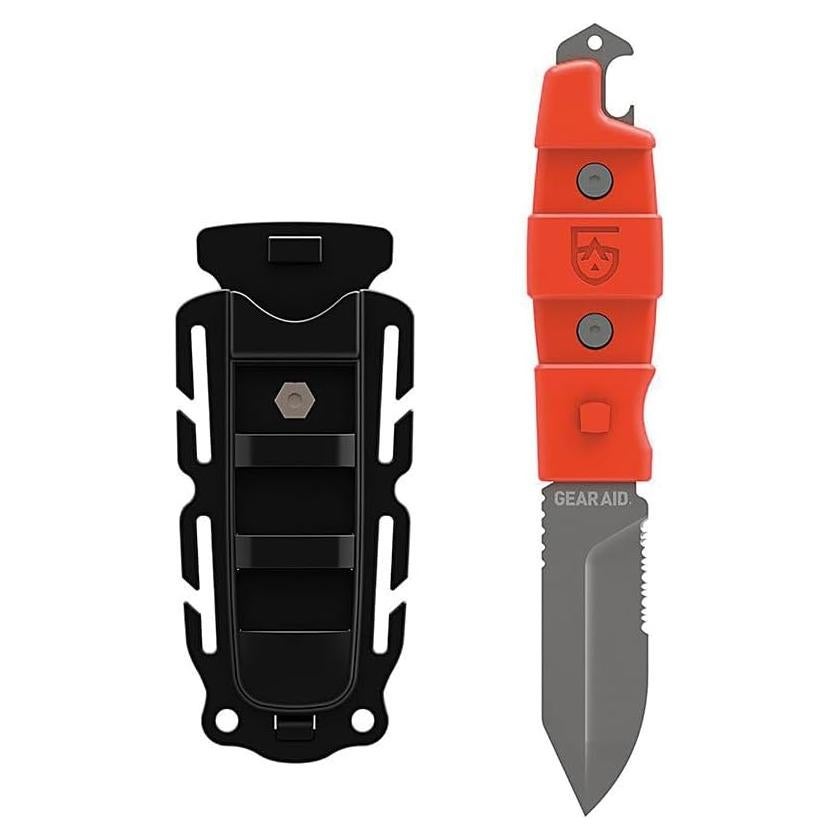 Cuchillo de Aventura Gear Aid Buri 7.62 cm con Funda Rápida