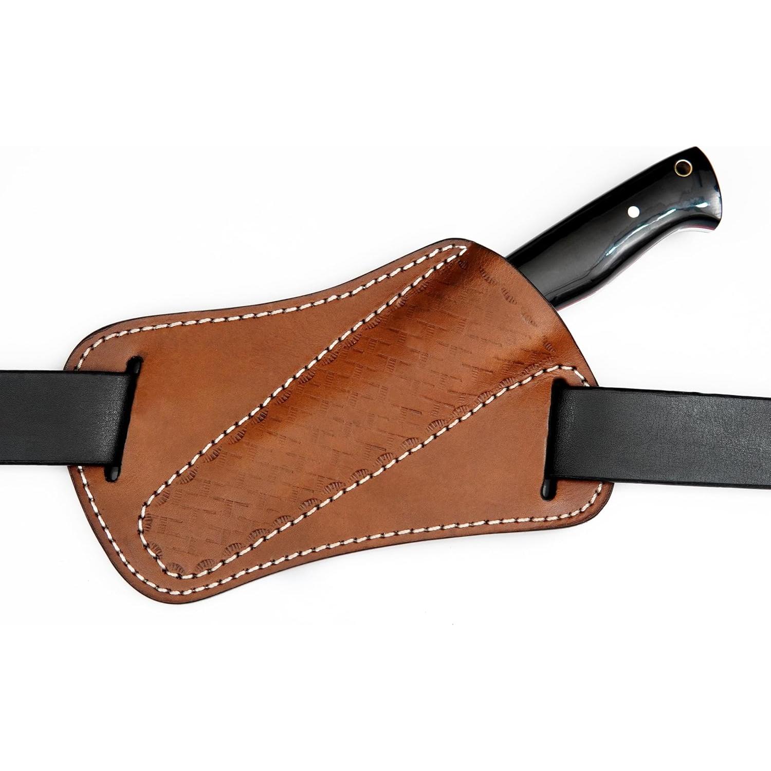 Cuchillo Bushcraft Ottoza 379 Full Tang Acero 1095 Cuerno de Vaca