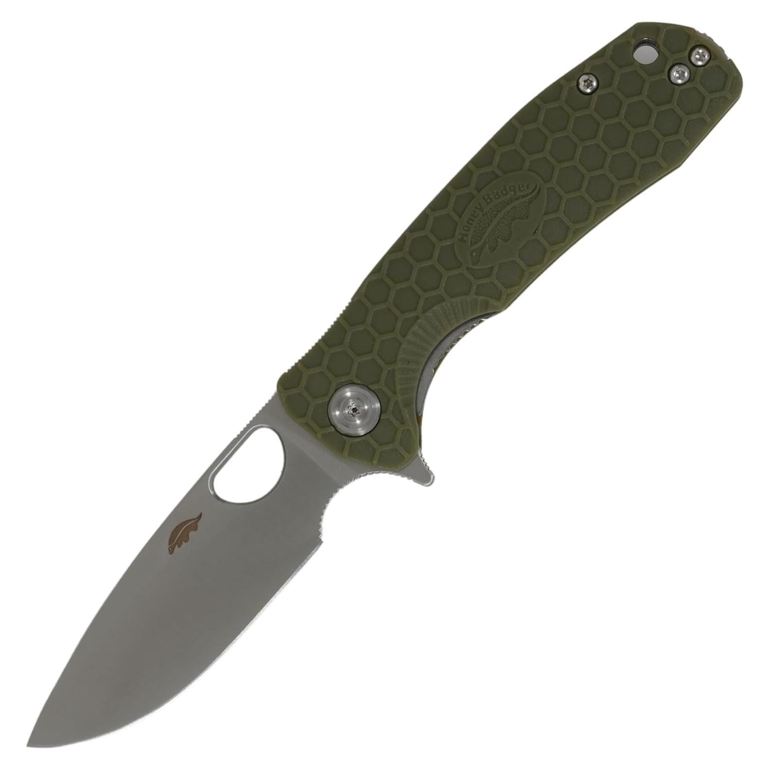 Cuchillo de bolsillo Honey Badger HB1023 verde 71mm EDC plegable