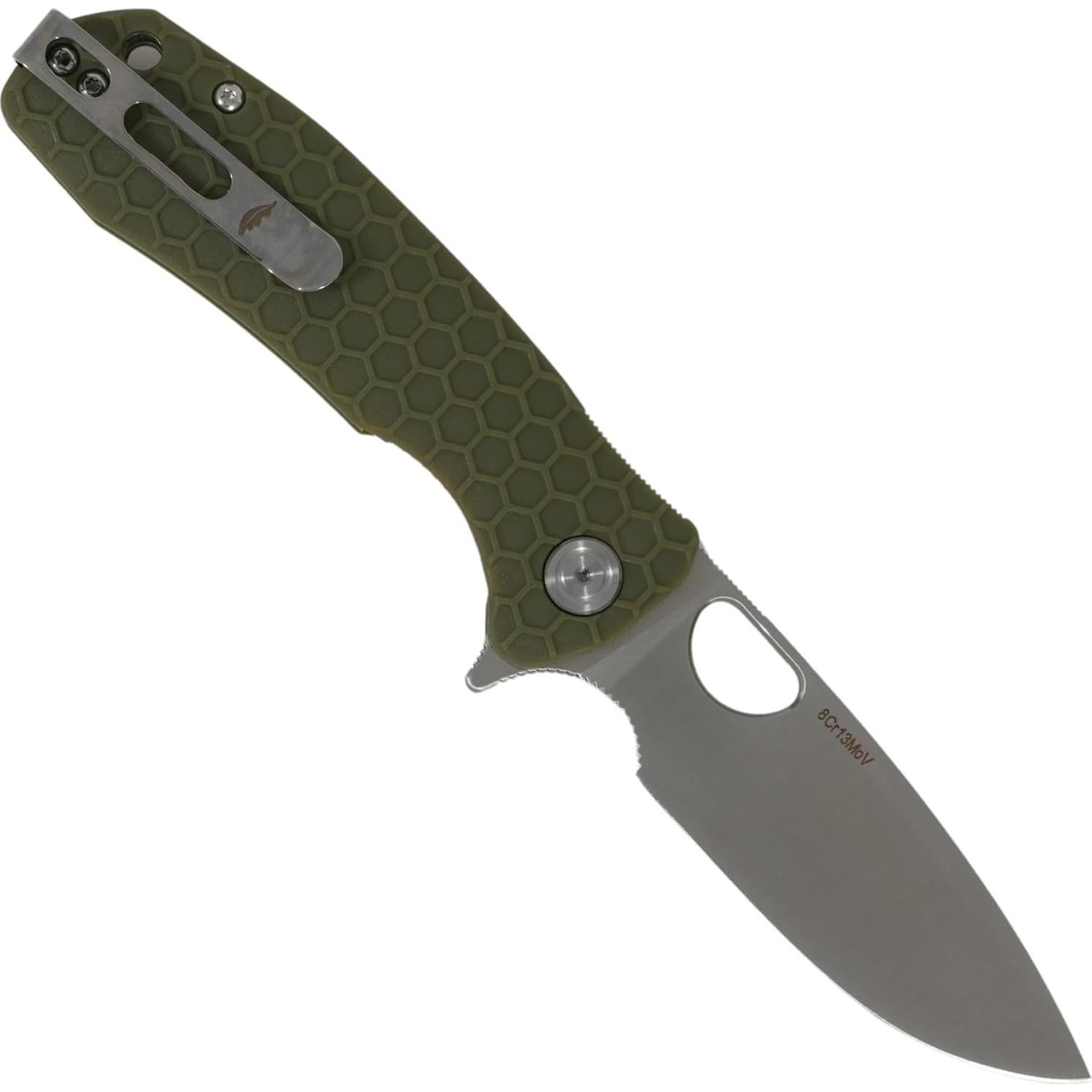 Cuchillo de bolsillo Honey Badger HB1023 verde 71mm EDC plegable