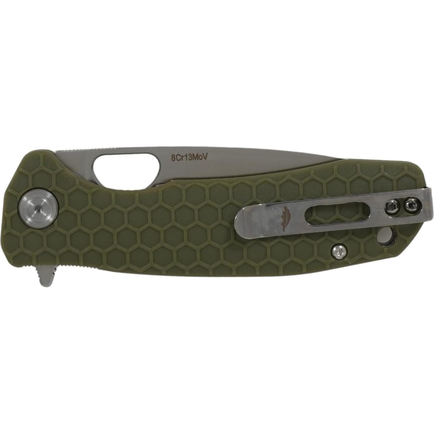 Cuchillo de bolsillo Honey Badger HB1023 verde 71mm EDC plegable