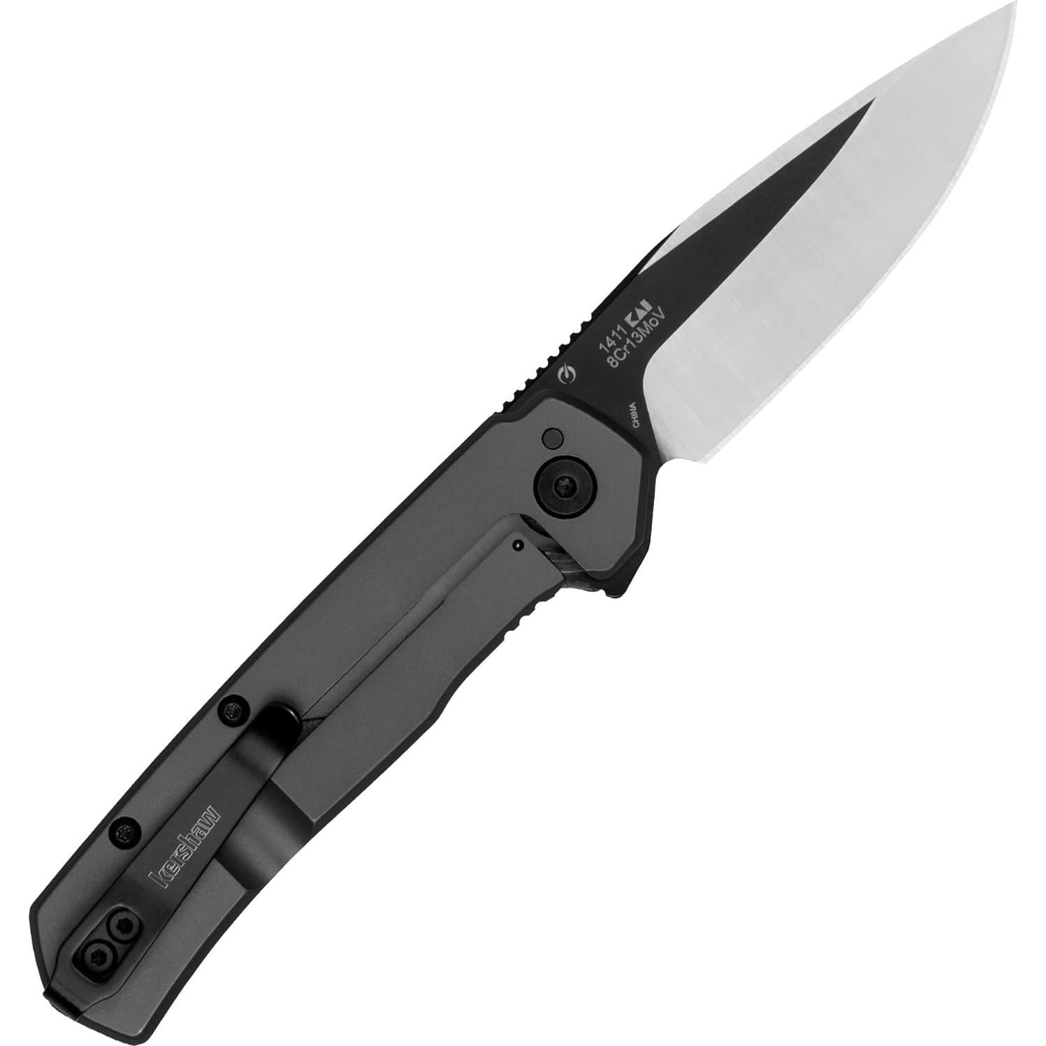 Cuchillo Plegable Kershaw Thermal 8Cr13MoV 17.91cm Gris