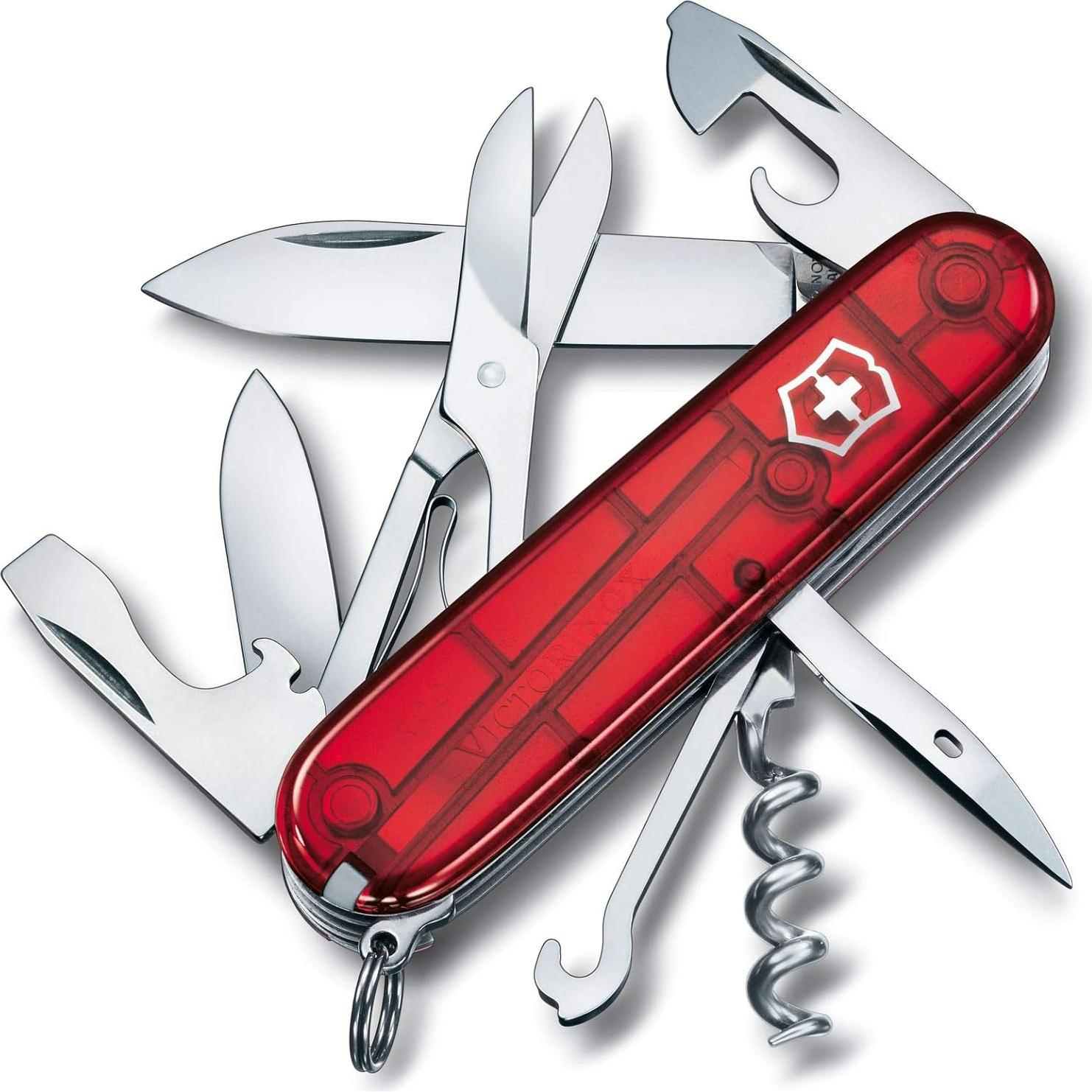 Cuchillo de bolsillo Victorinox Climber Rubí Multiusos