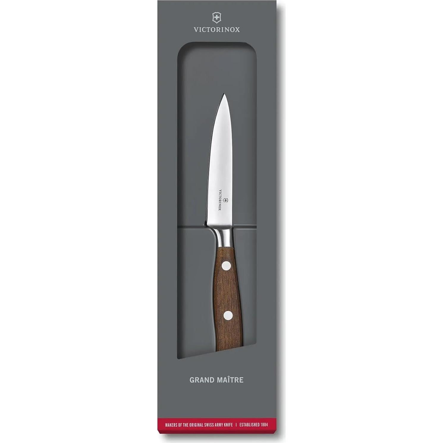 Cuchillo de Pelar Victorinox 10 cm Mango de Madera Acero Inoxidable
