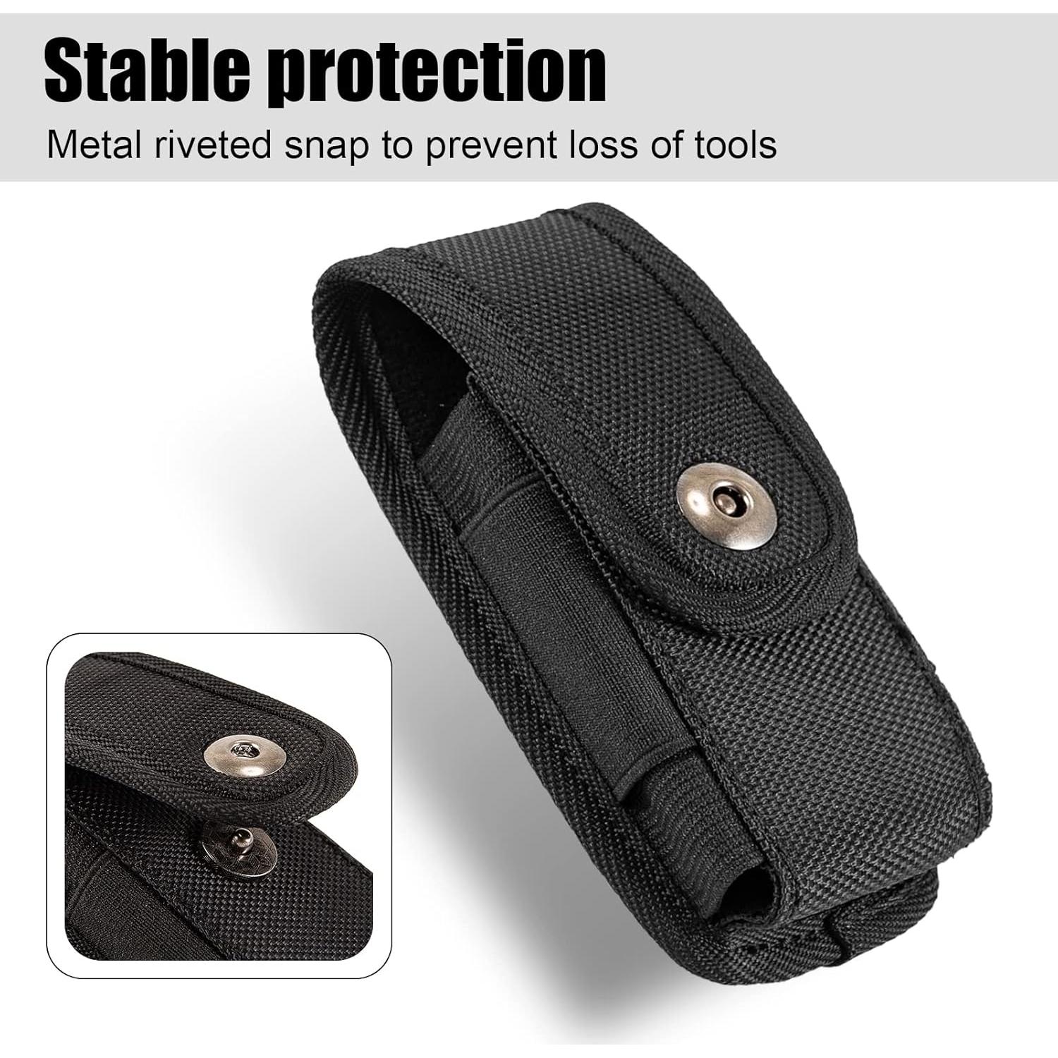 Funda de Multiherramienta QEES para Cinturón de Nylon Negro