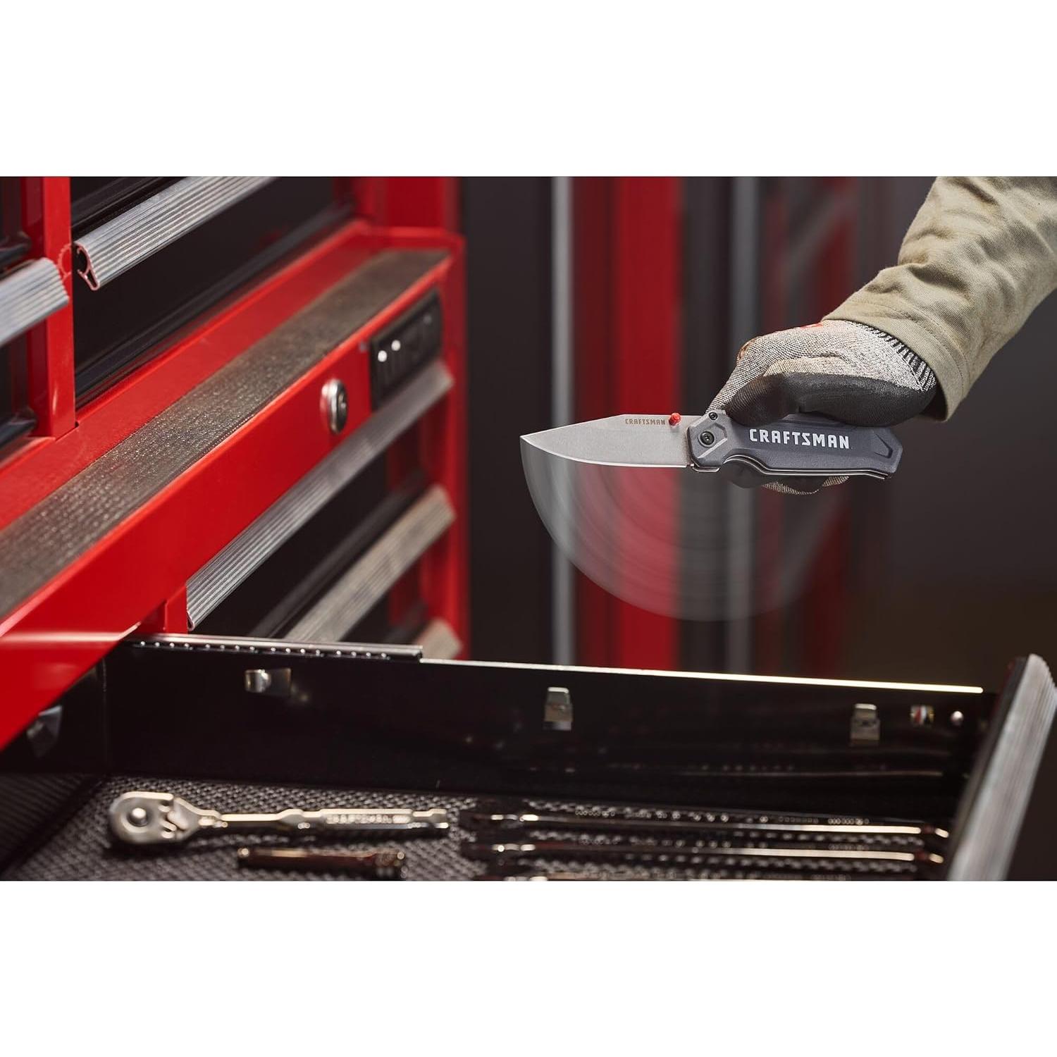 Navaja de Bolsillo Compacta CRAFTSMAN CMHT10354 Acero Inoxidable