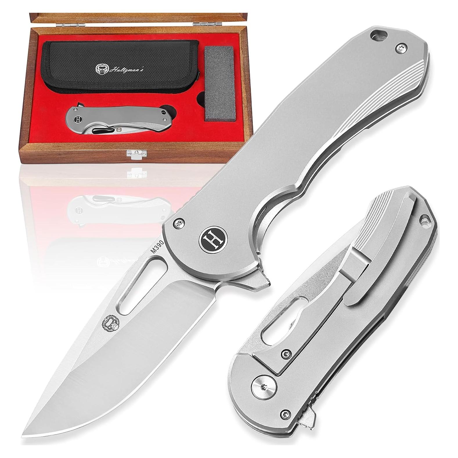 Cuchillo de bolsillo plegable Holtzman's Gorilla Survival M390 18.5cm