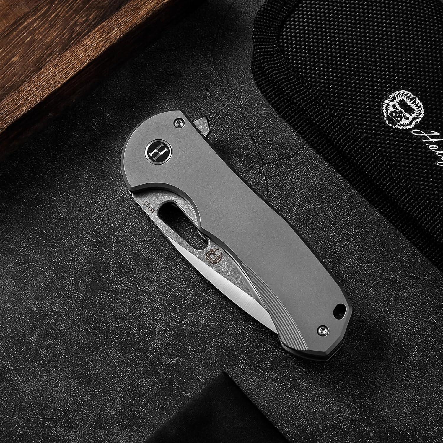 Cuchillo de bolsillo plegable Holtzman's Gorilla Survival M390 18.5cm