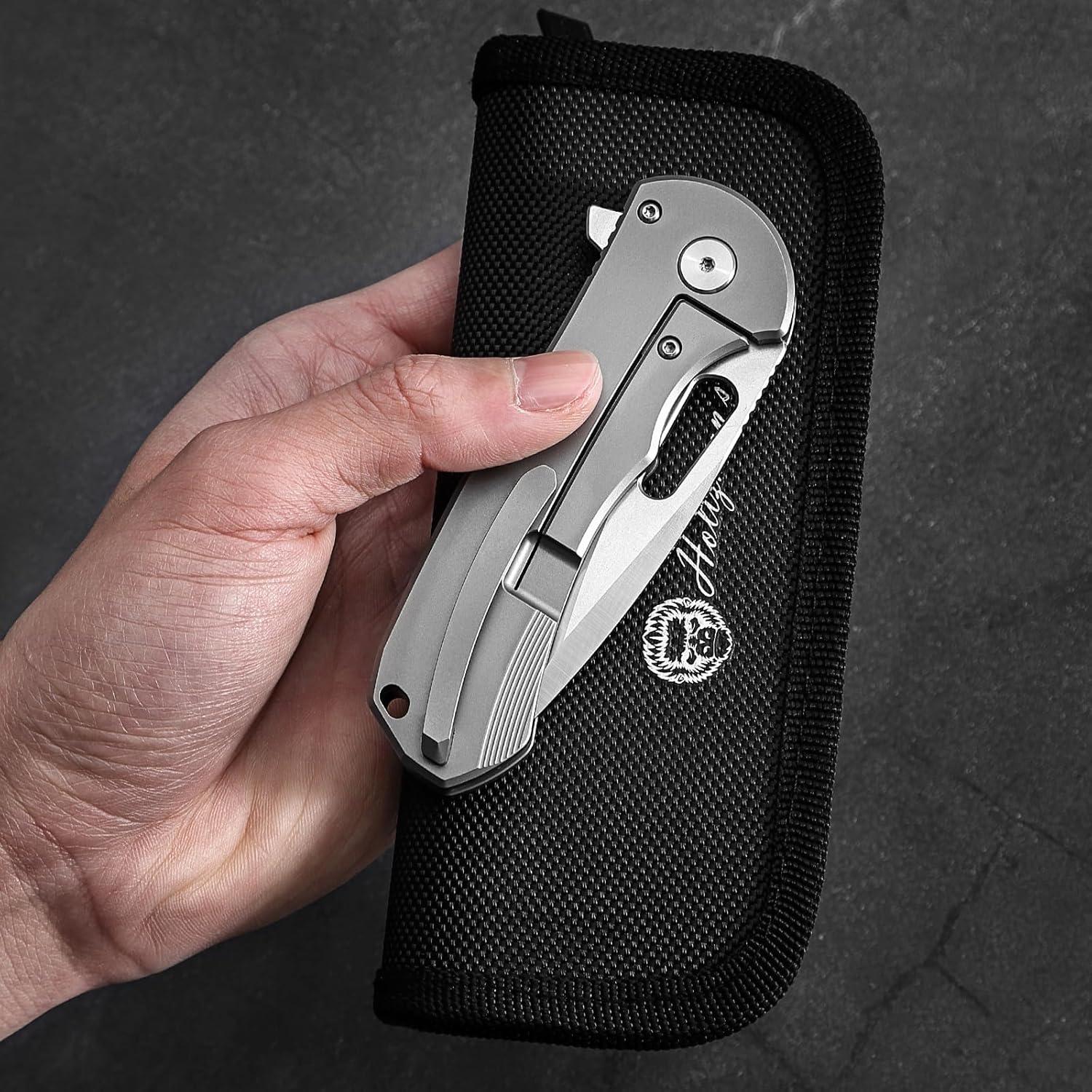 Cuchillo de bolsillo plegable Holtzman's Gorilla Survival M390 18.5cm