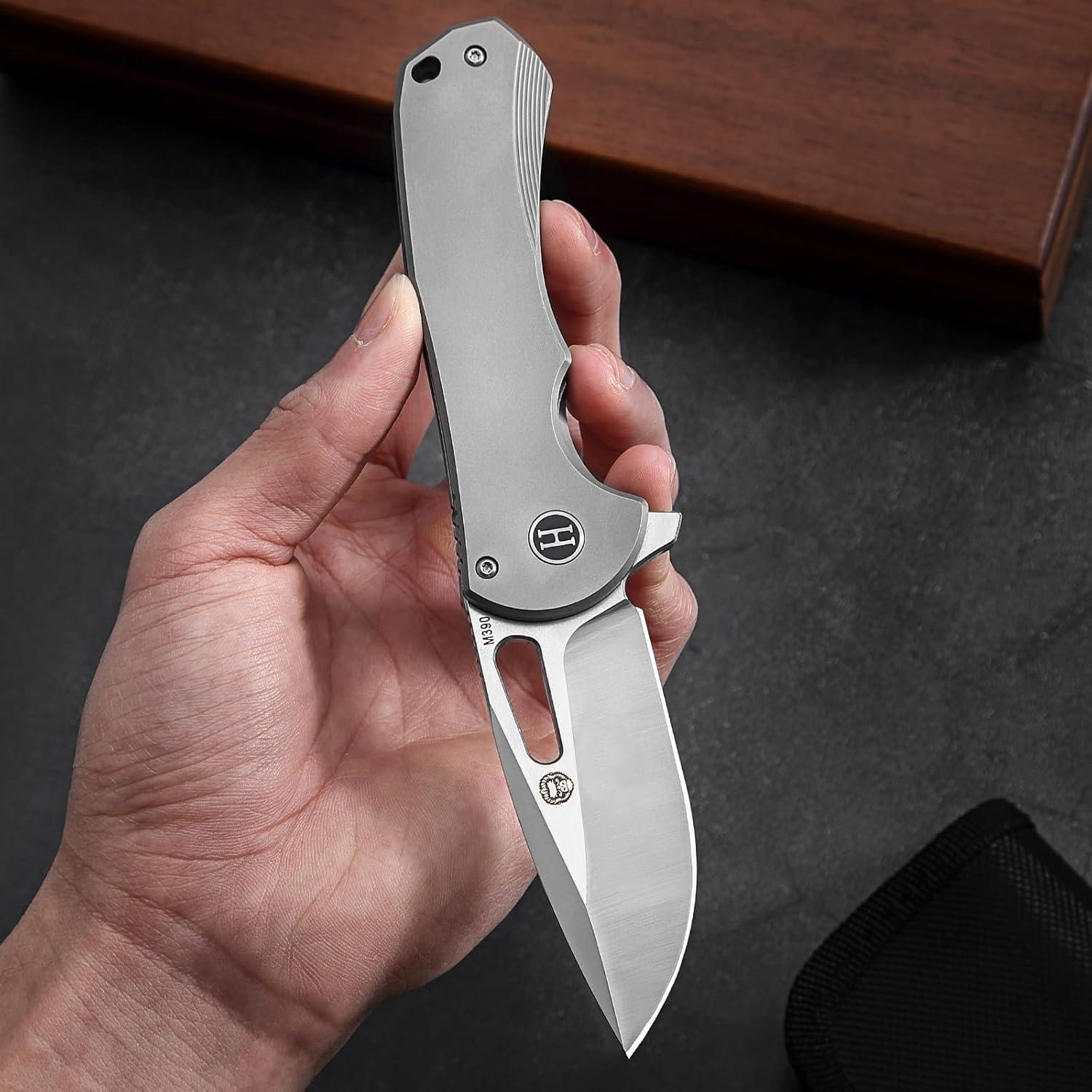 Cuchillo de bolsillo plegable Holtzman's Gorilla Survival M390 18.5cm