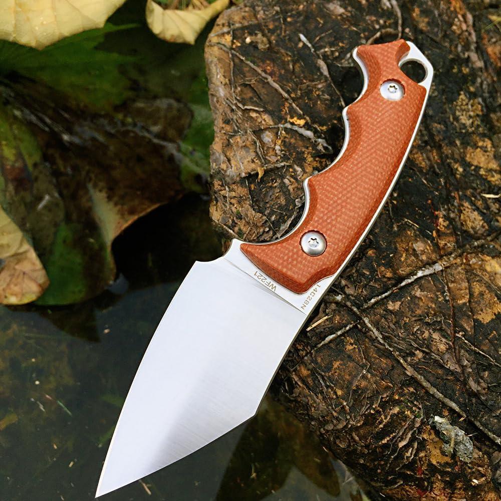 Cuchillo EDC Watchman WF221 Acero 14C28N Mango Micarta