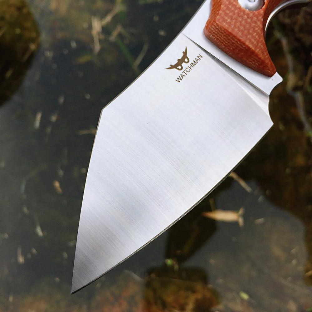 Cuchillo EDC Watchman WF221 Acero 14C28N Mango Micarta