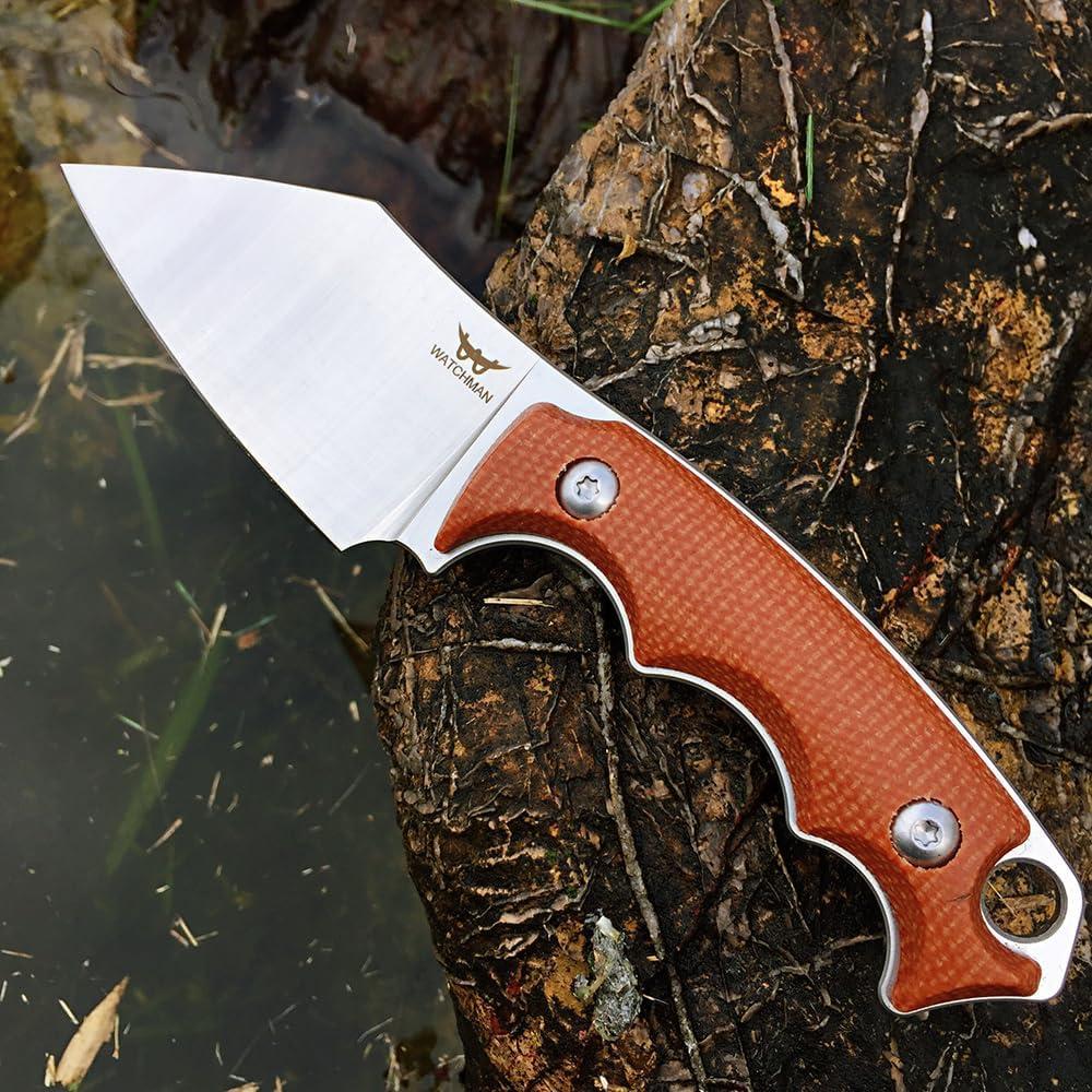 Cuchillo EDC Watchman WF221 Acero 14C28N Mango Micarta