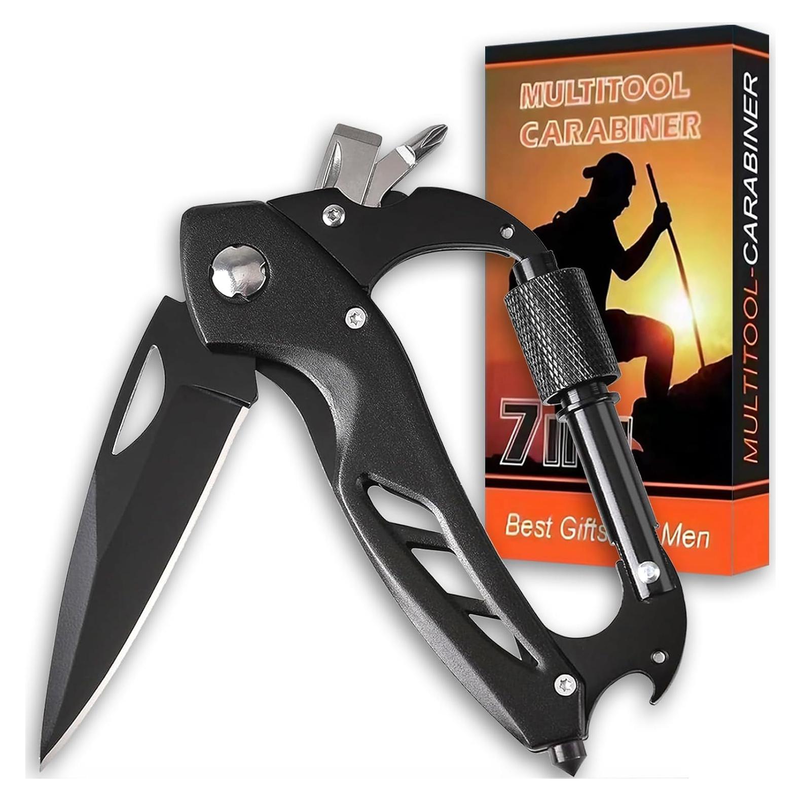Multiherramienta Carabinero JUXWONE con Cuchillo Plegable 7 en 1