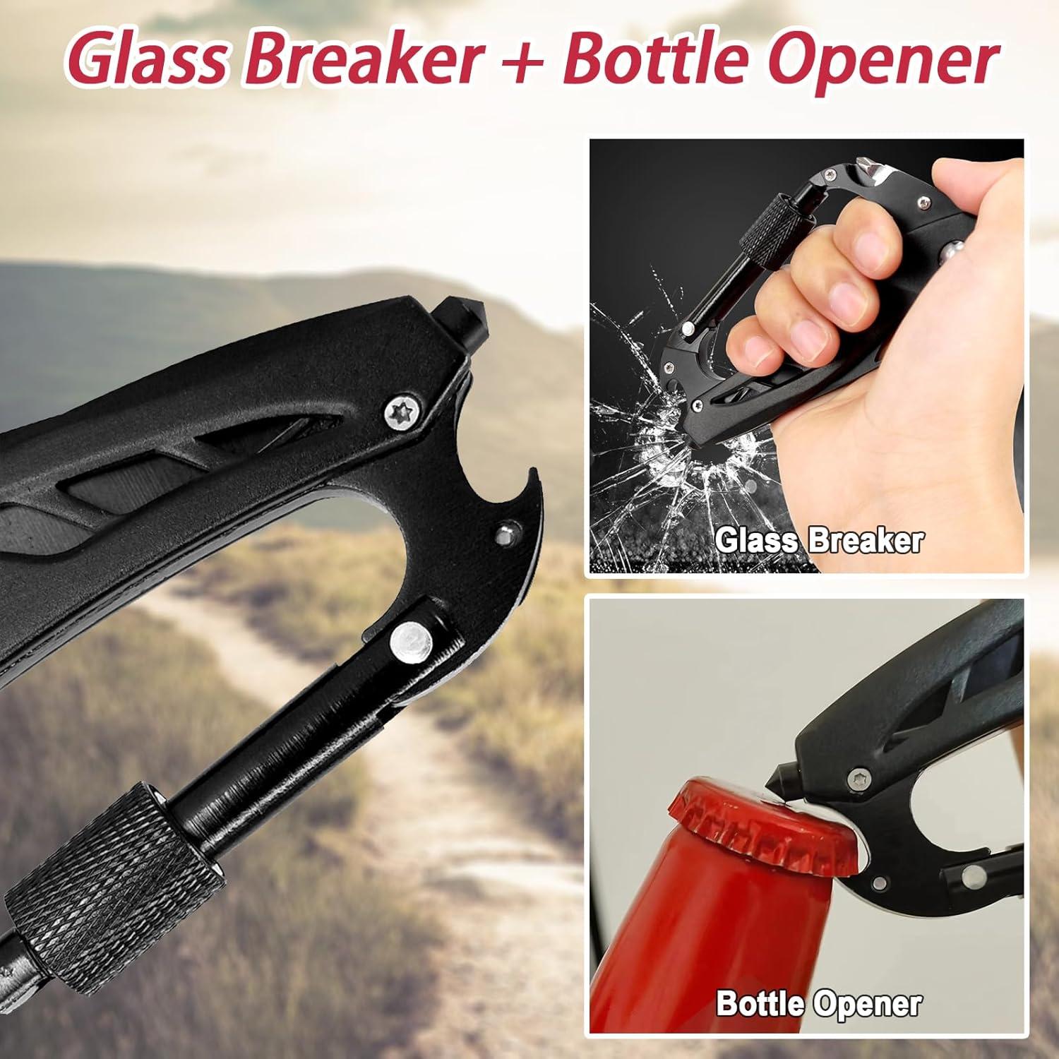 Multiherramienta Carabinero JUXWONE con Cuchillo Plegable 7 en 1