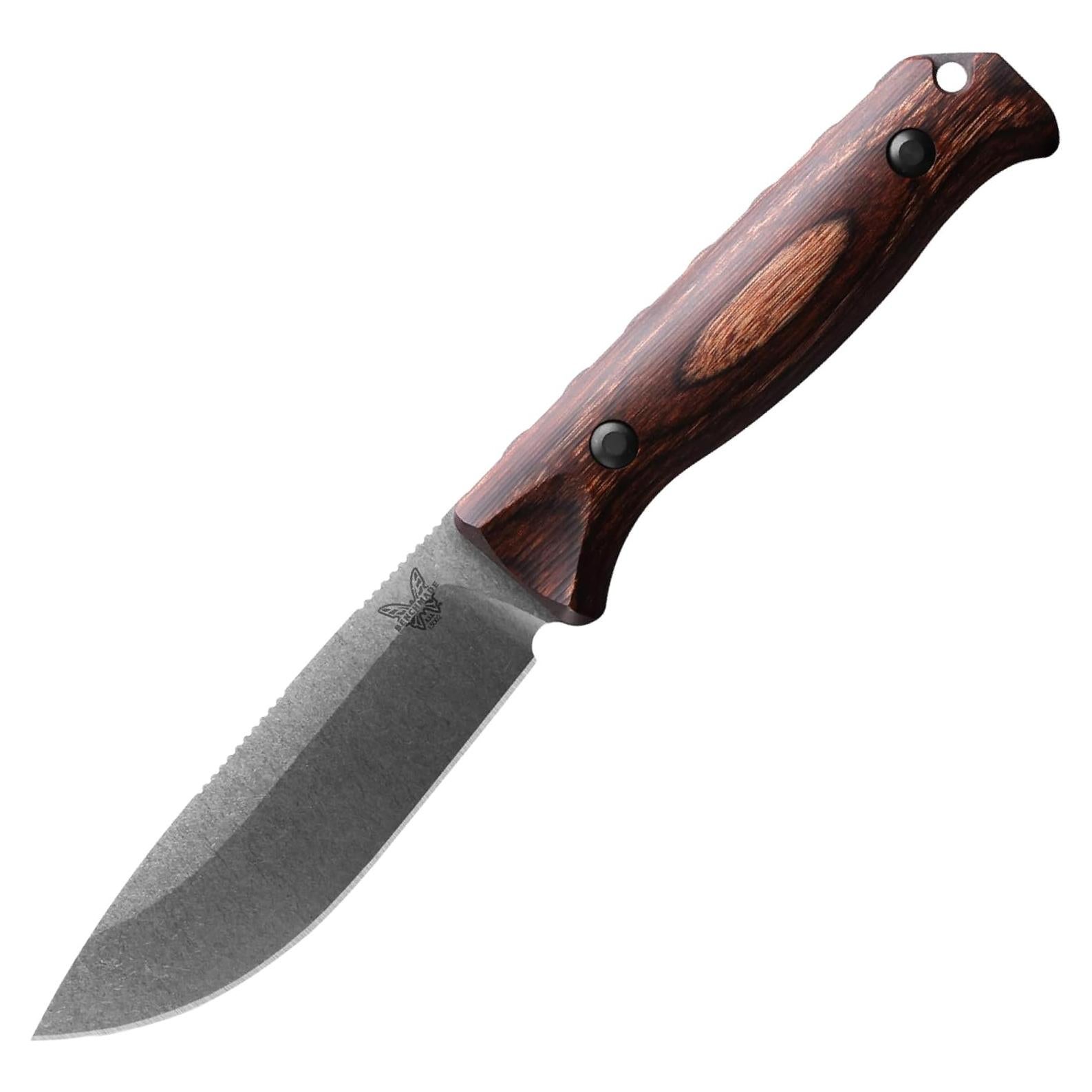 Cuchillo de Caza Benchmade Saddle Mountain 15002 - Mango de Madera