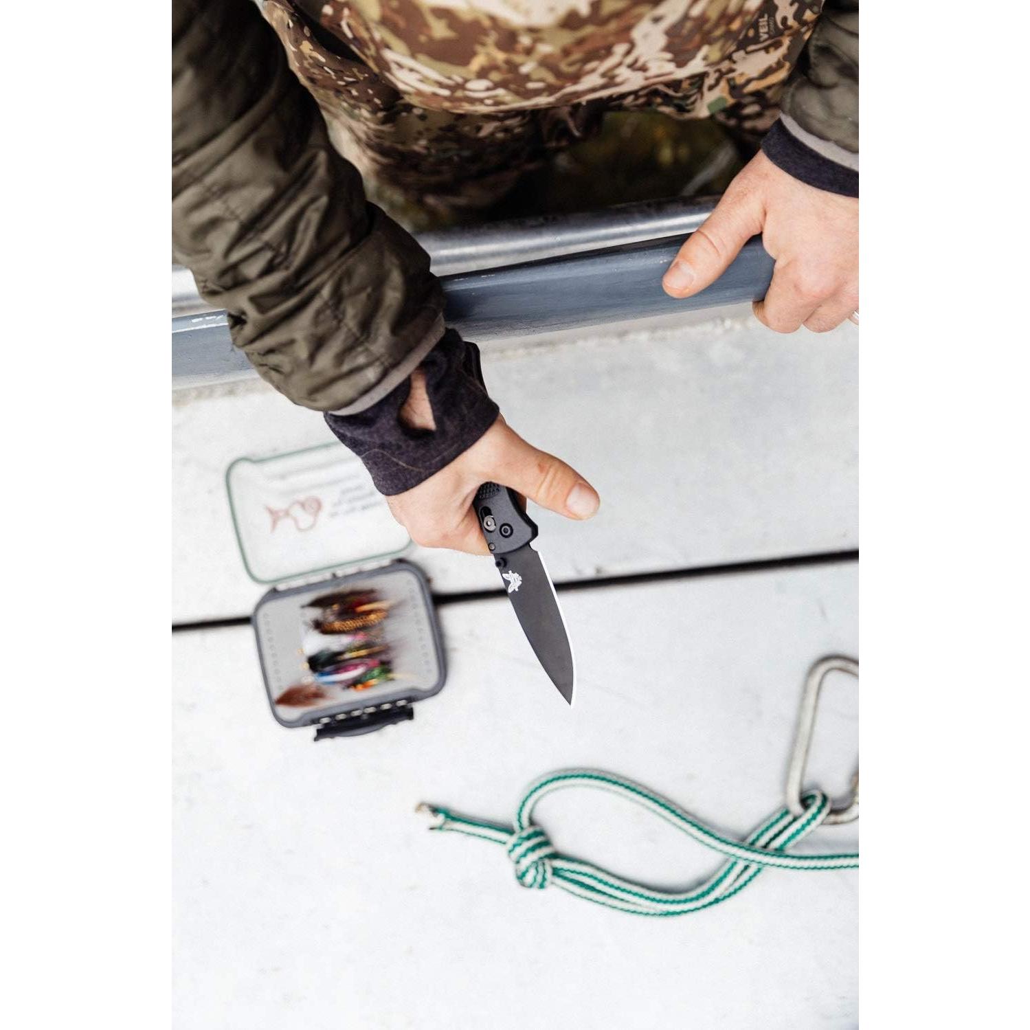 Cuchillo EDC Benchmade Bugout 535 con Mango CF-Elite Negro