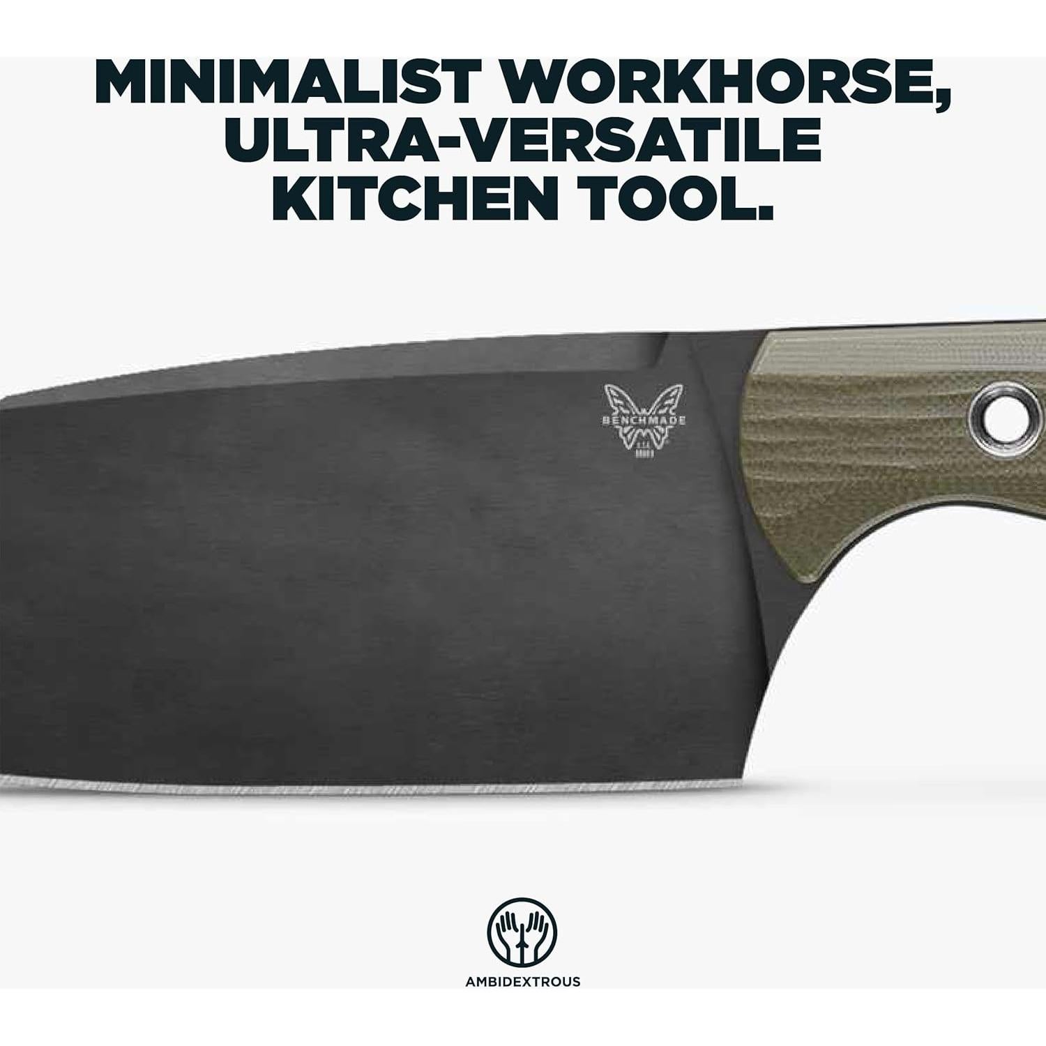 Cuchillo Fijo Benchmade Station 4010BK-01 G10 Verde OD 27.64cm